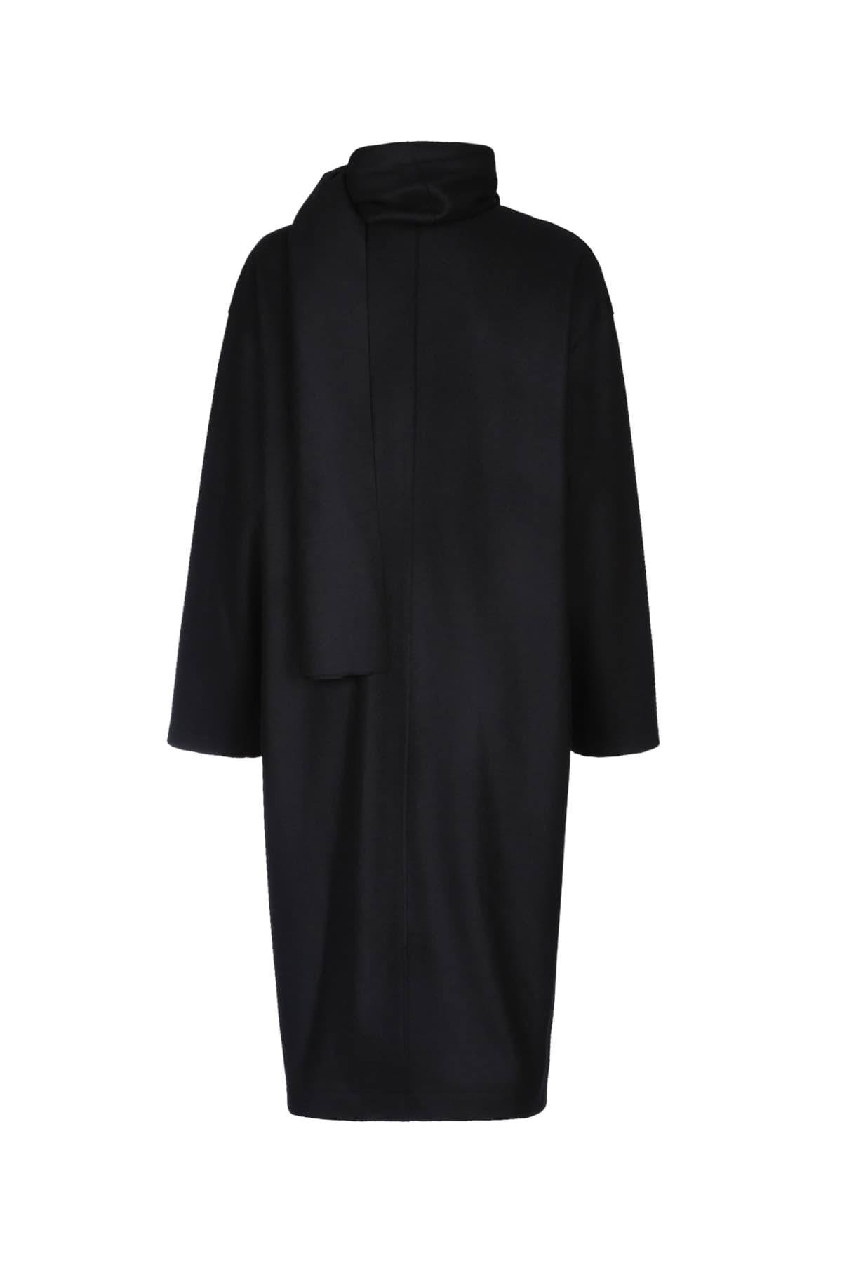 WOMEN SCARF COAT CASHMERE BLEND - мініатюра 2