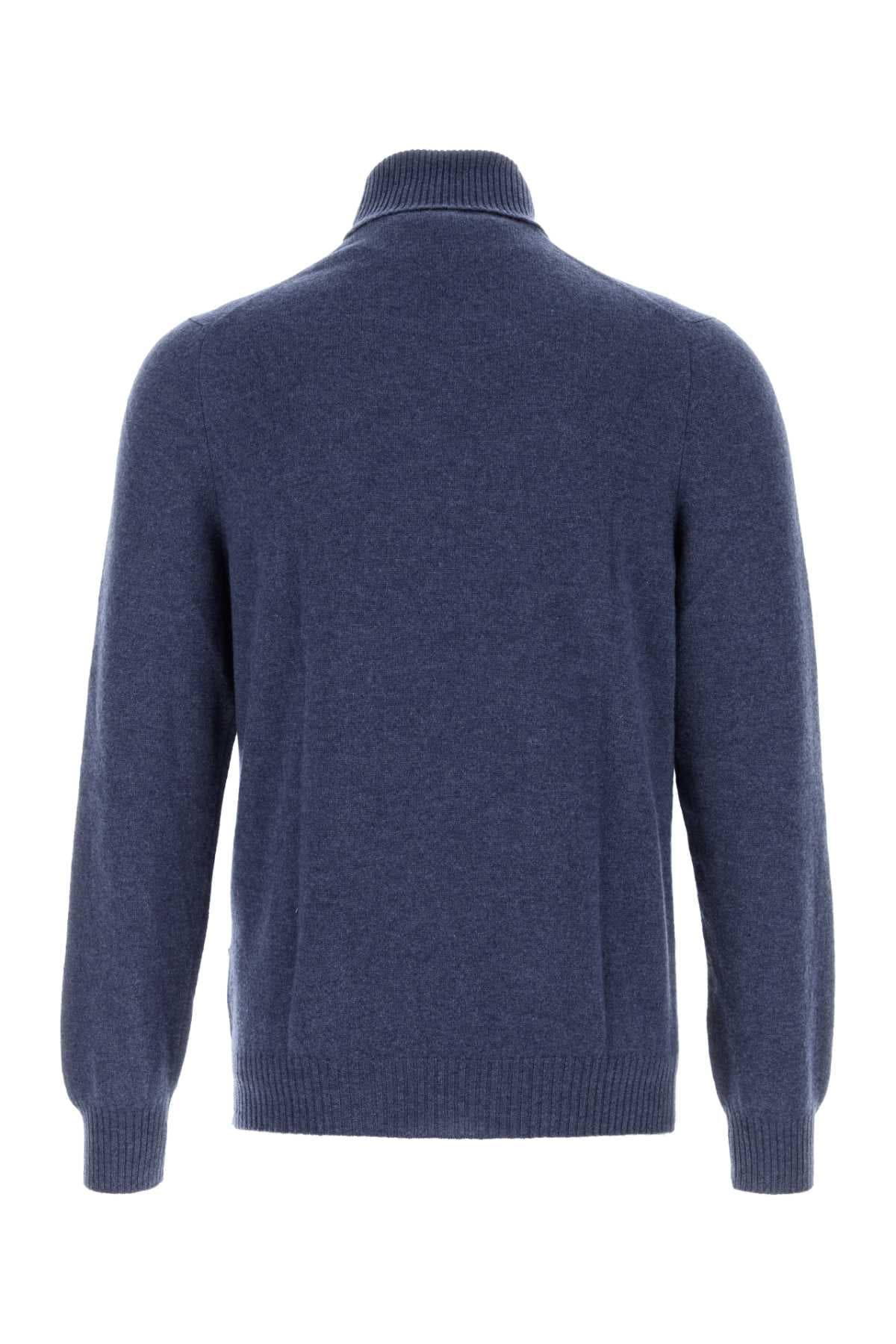 Air Force blue cashmere sweater - мініатюра 2