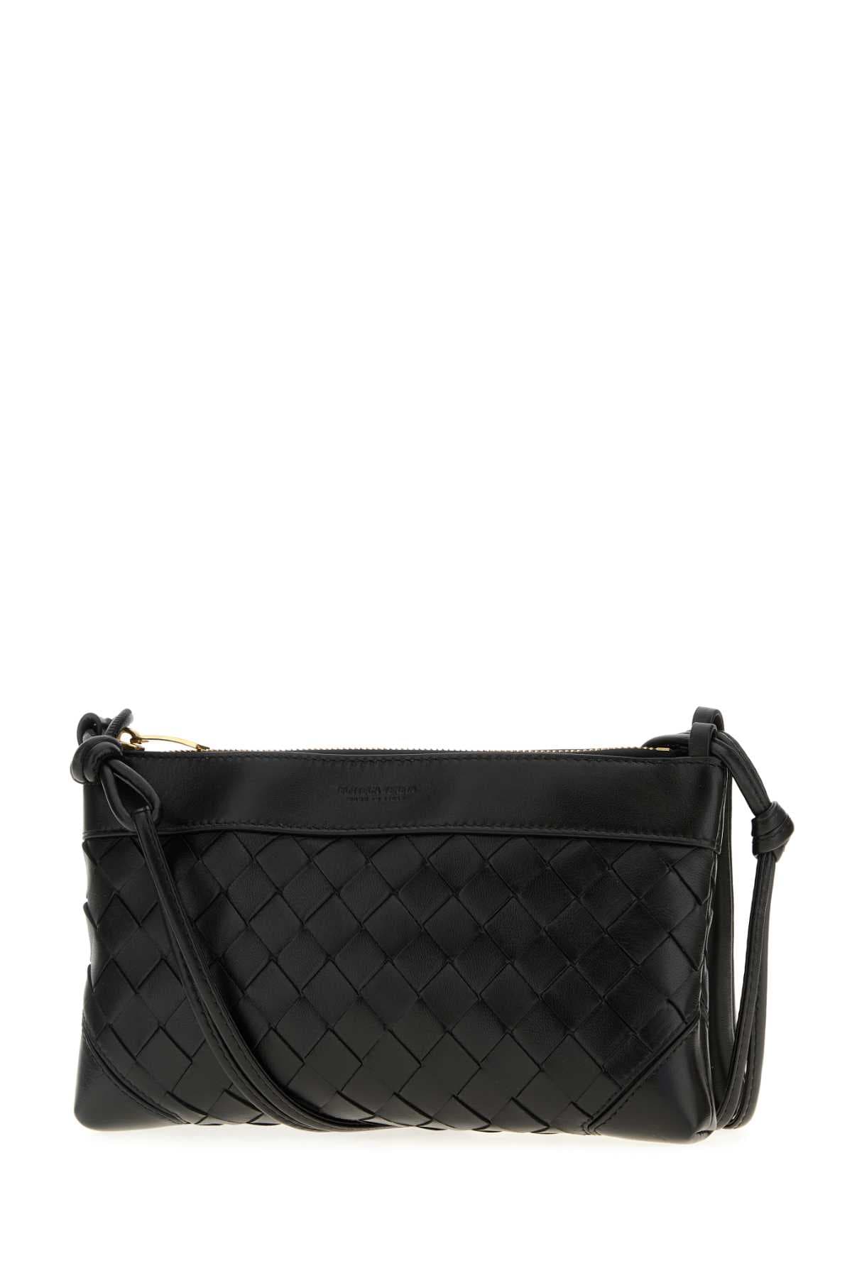 Black leather crossbody bag - мініатюра 2