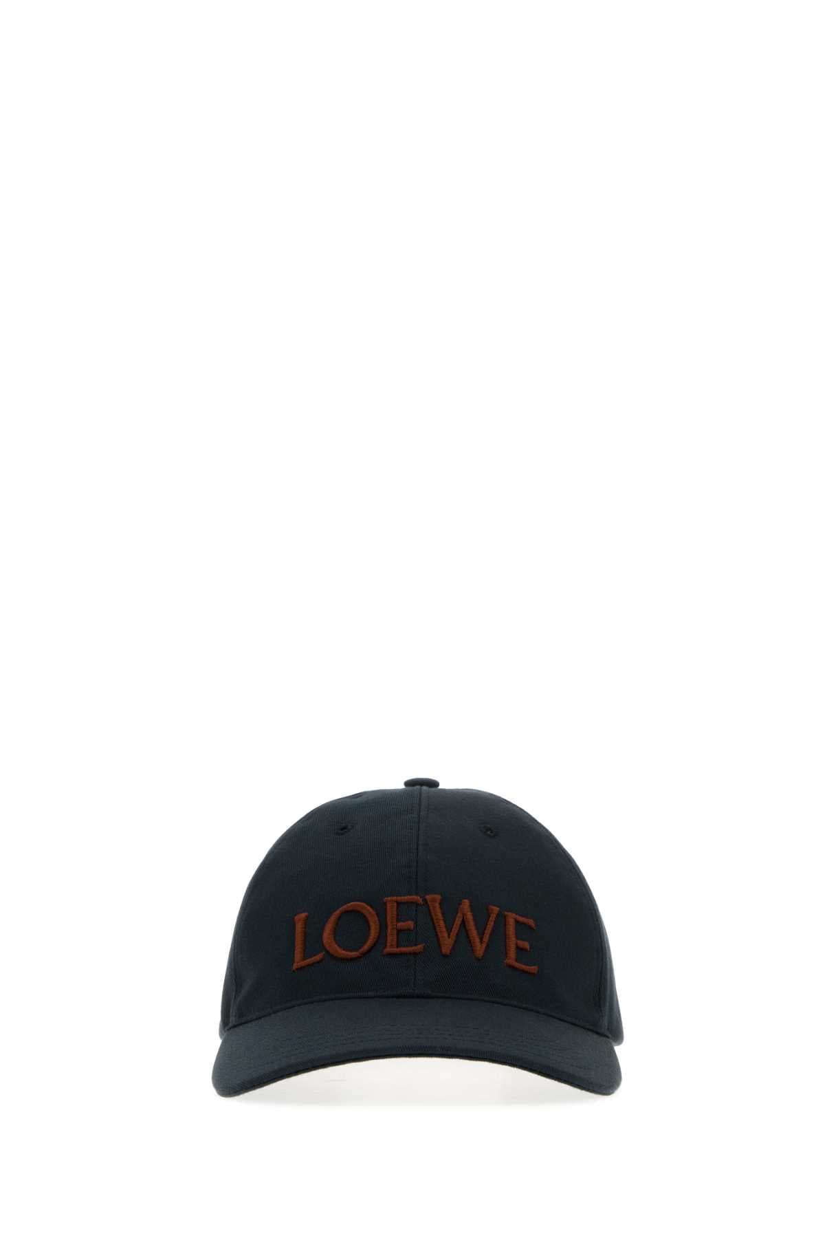Dark blue cotton baseball cap