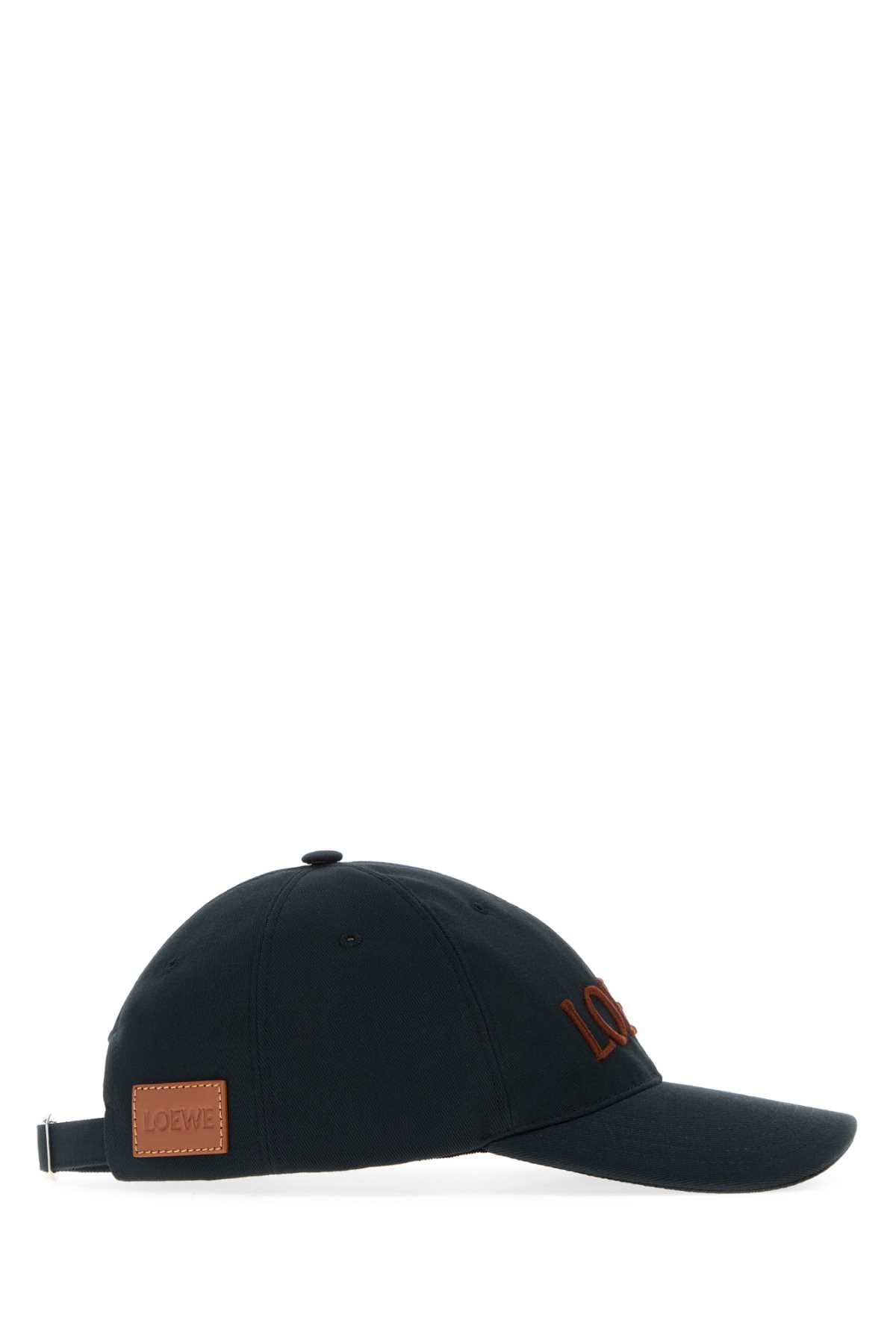 Dark blue cotton baseball cap - мініатюра 2