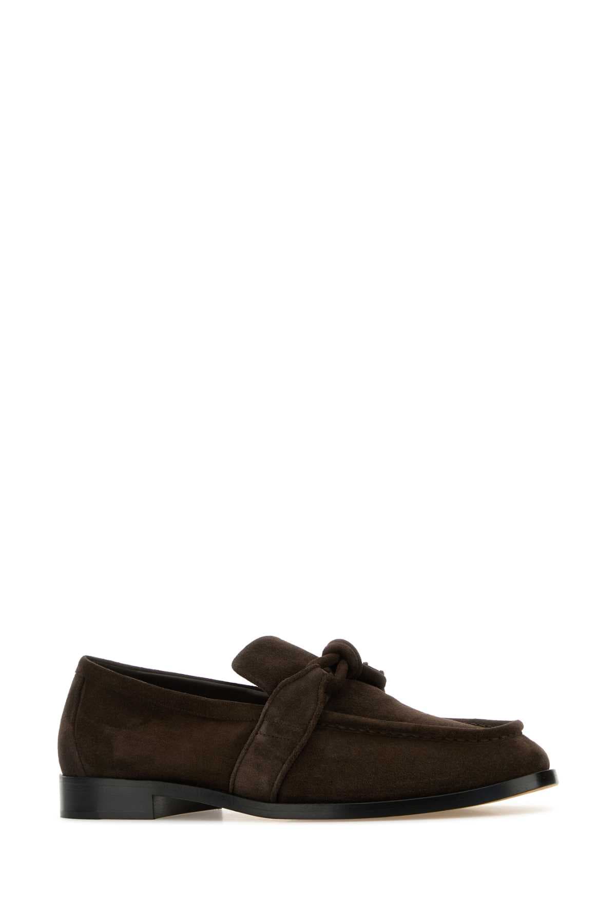 Brown suede Astaire loafers - мініатюра 2