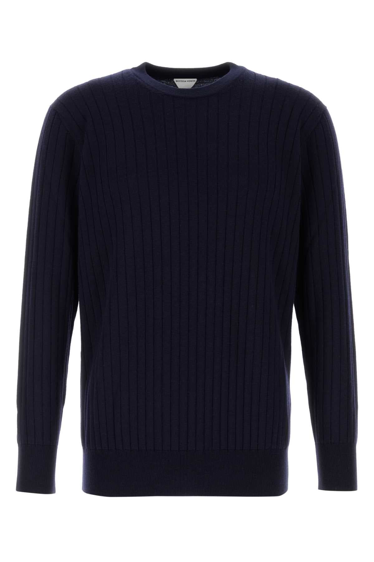 Dark blue wool sweater