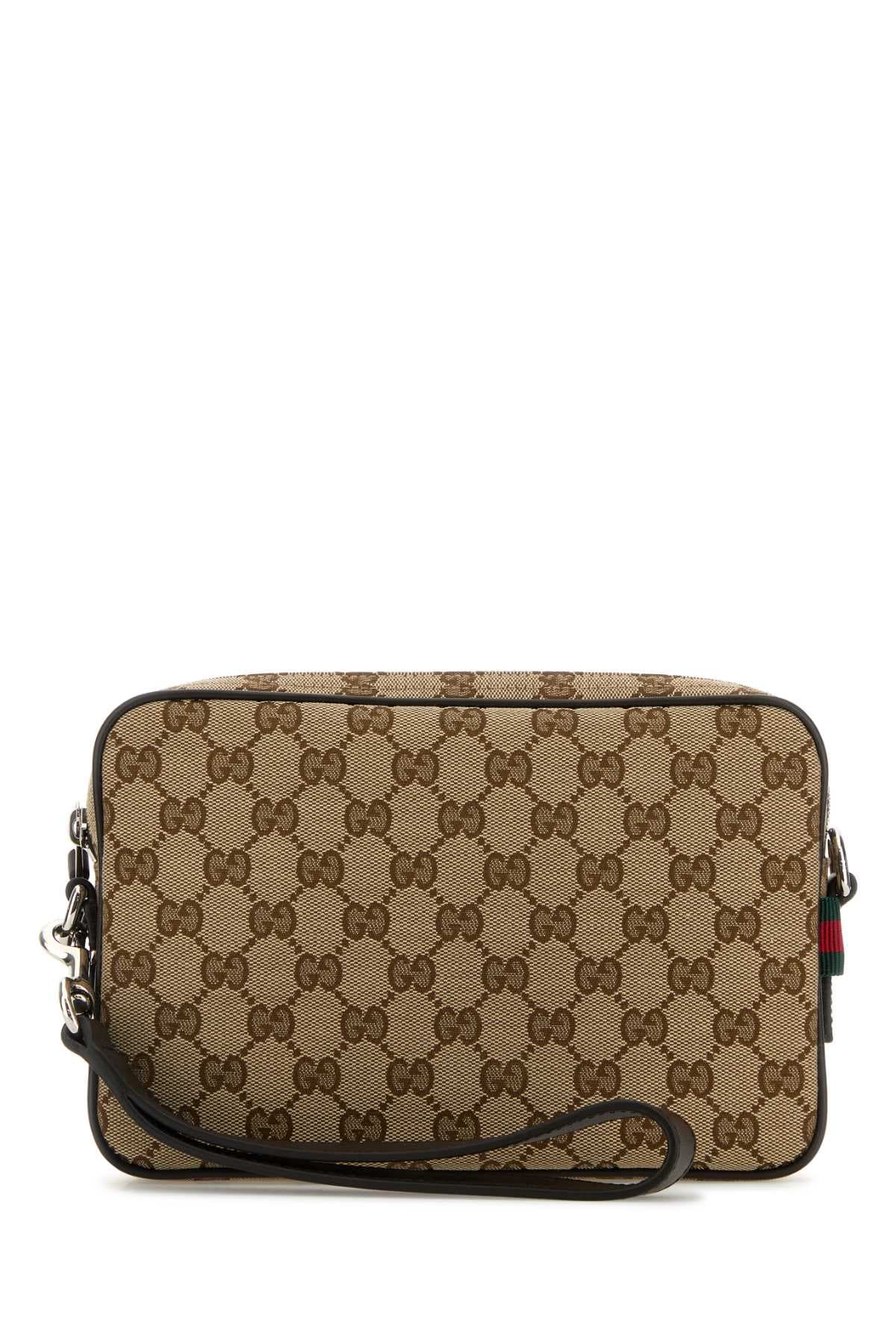 GG fabric clutch