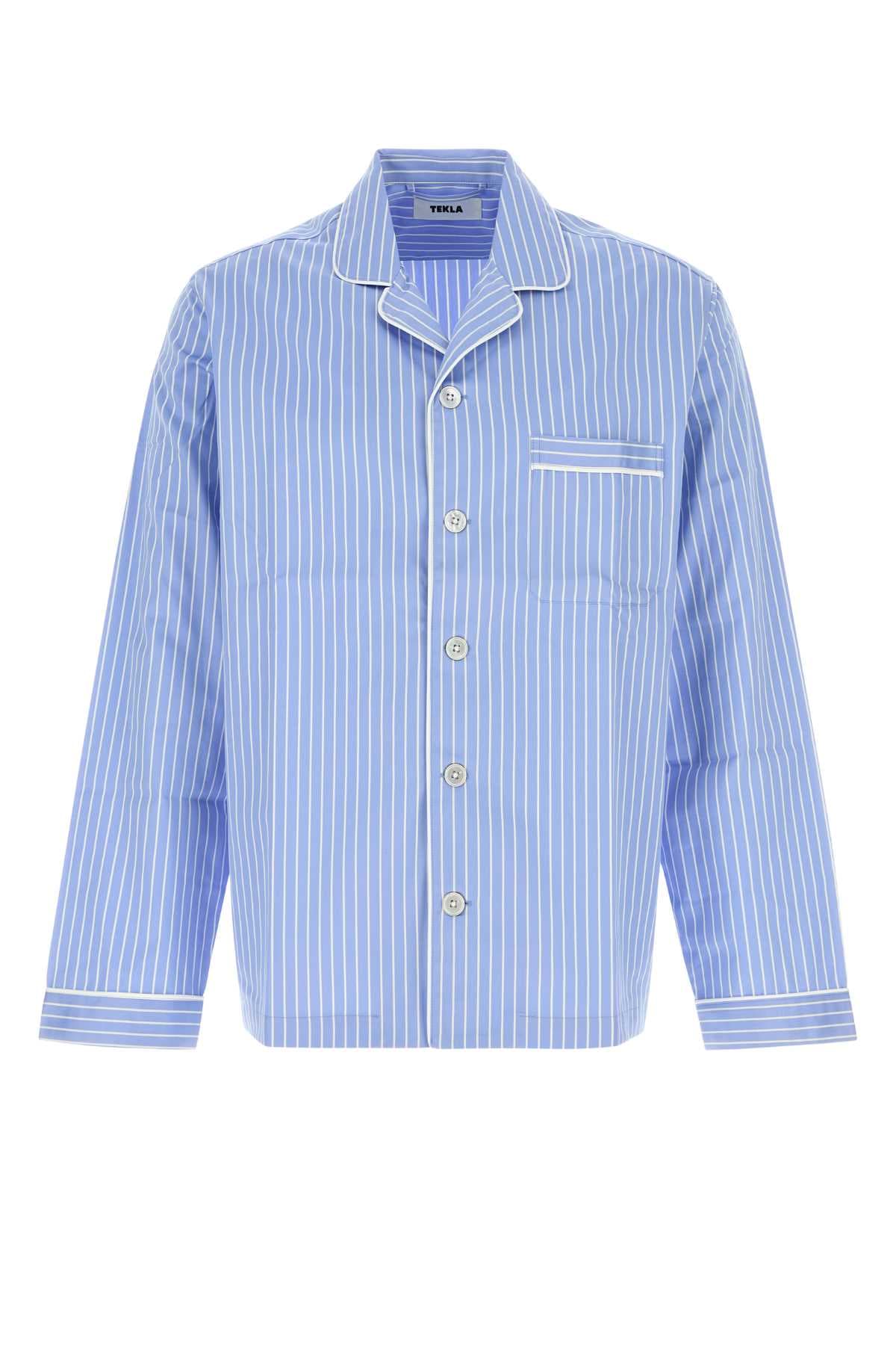Embroidered cotton Sateen shirt