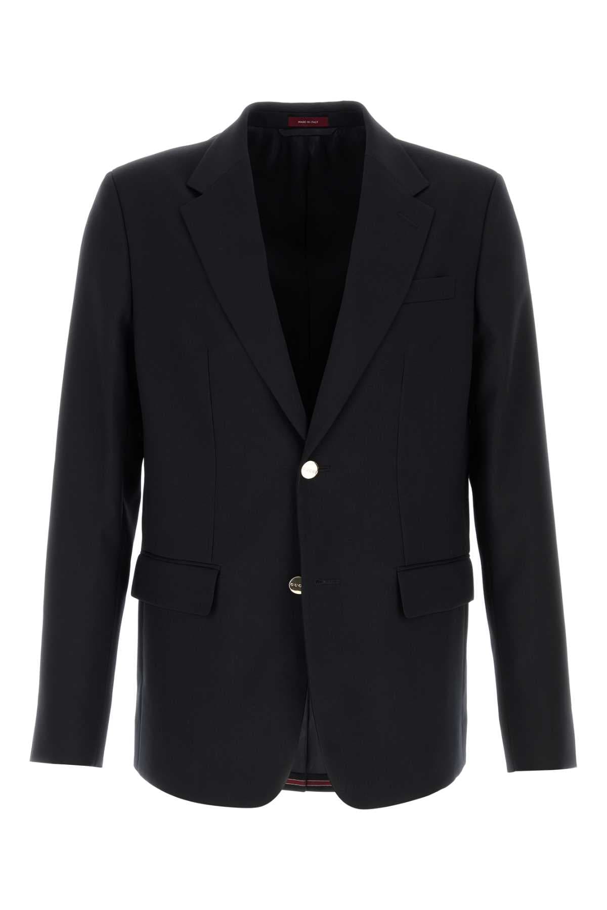 Midnight blue wool blazer