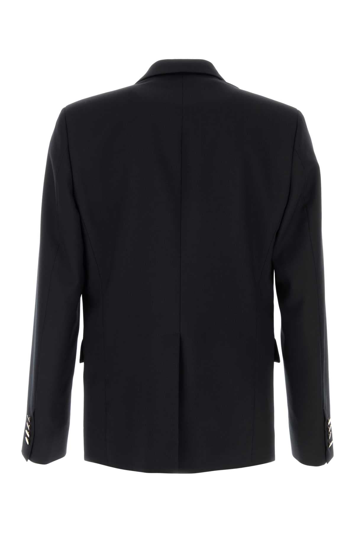 Midnight blue wool blazer - мініатюра 2
