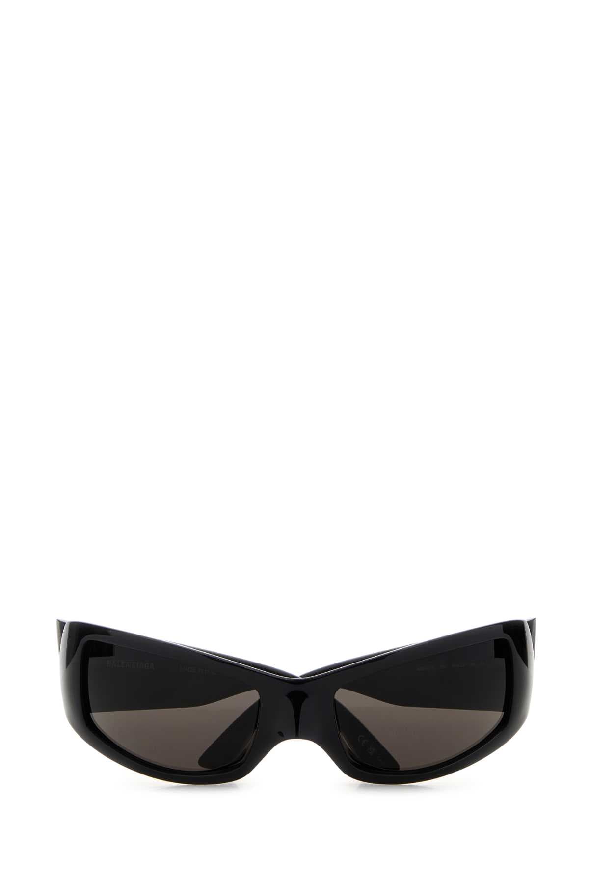 Black acetate sunglasses - мініатюра 2