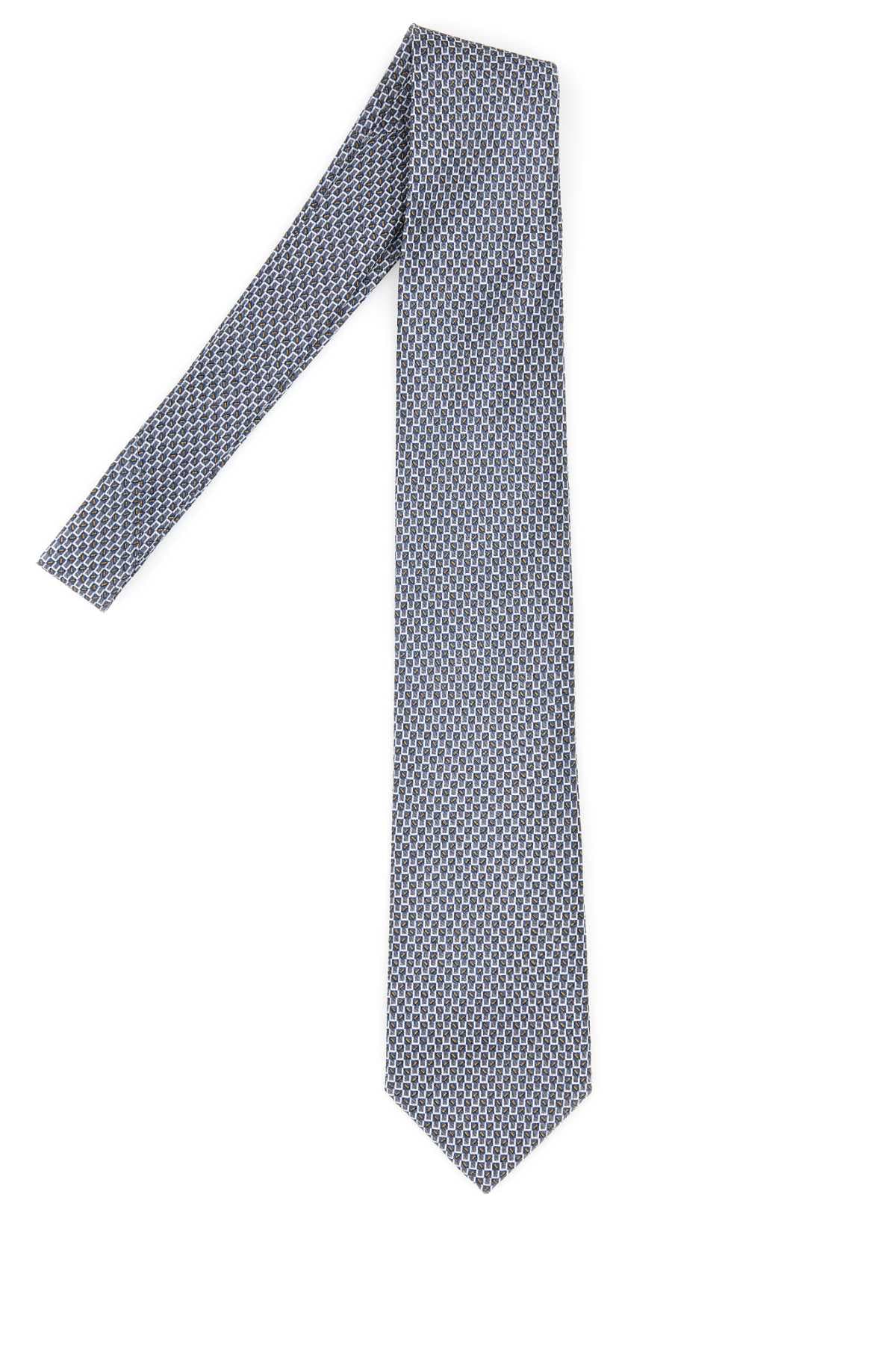 Embroidered silk tie - мініатюра 2