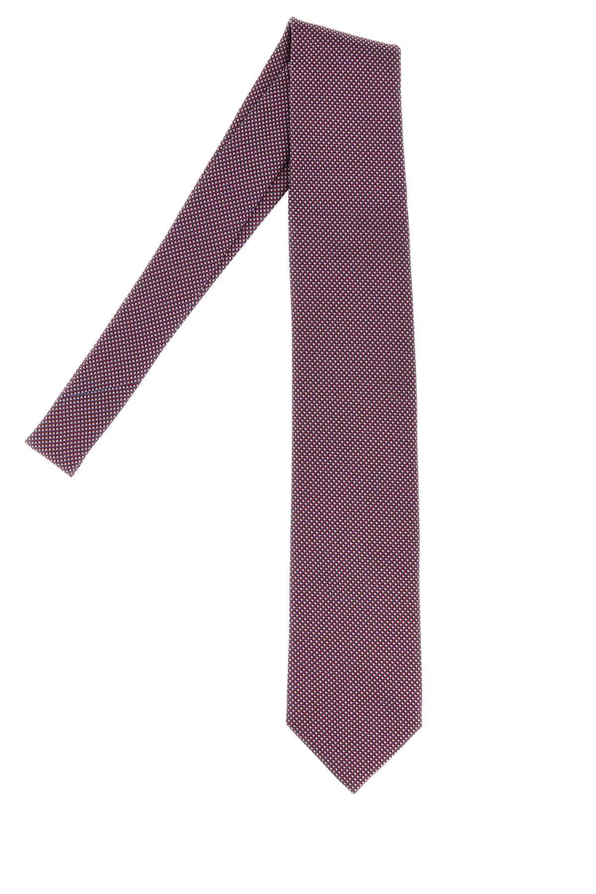 Embroidered silk tie - мініатюра 2