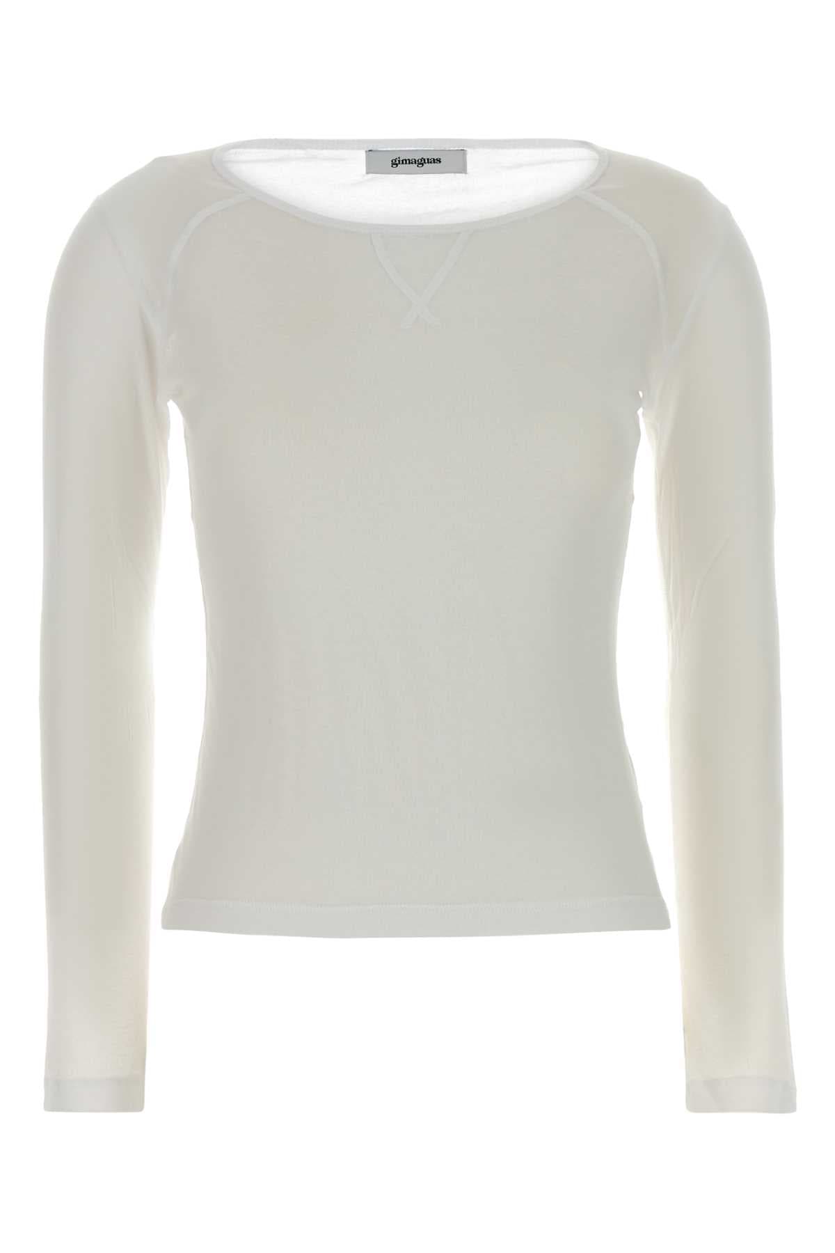 White cotton Maura t-shirt