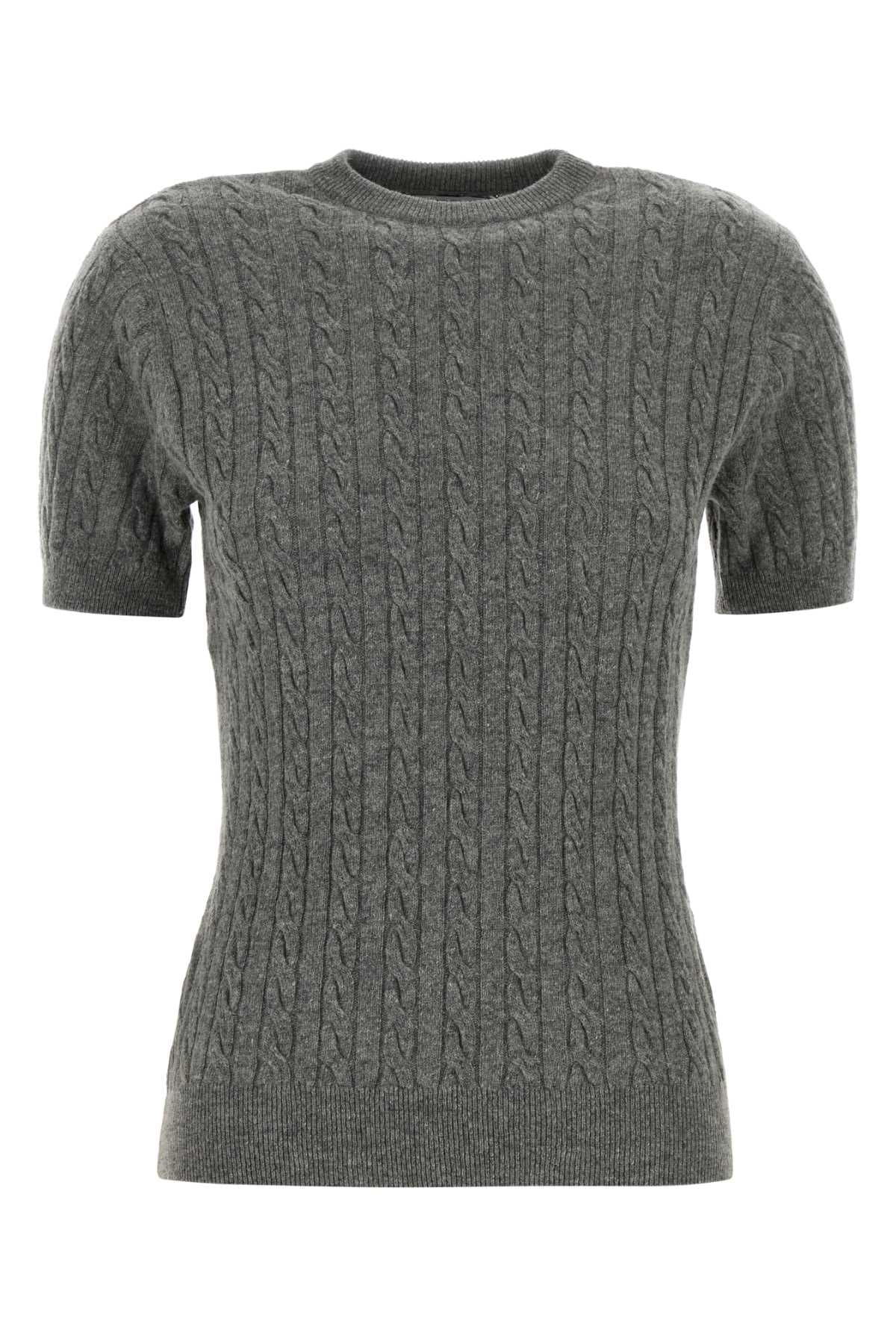 Grey wool blend Rina sweater
