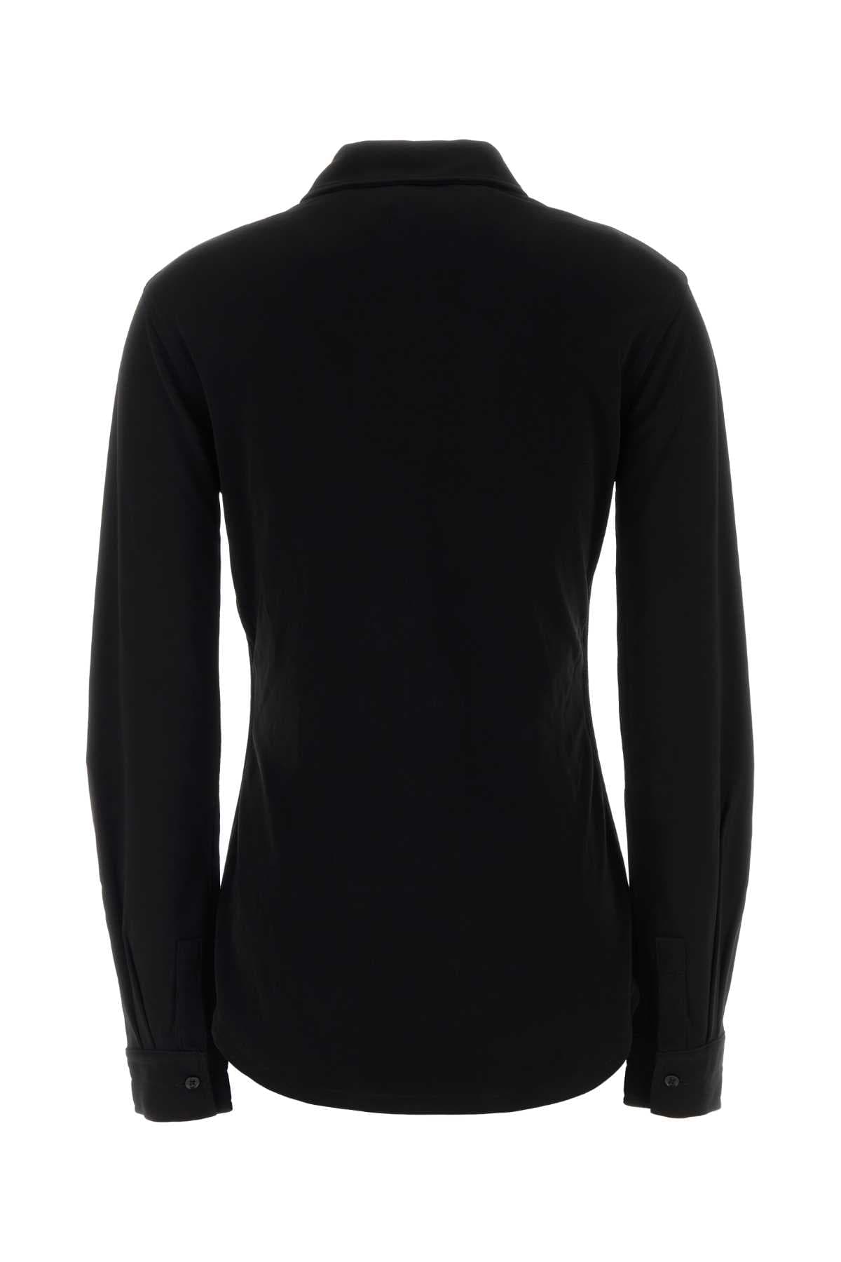 Black viscose shirt - мініатюра 2