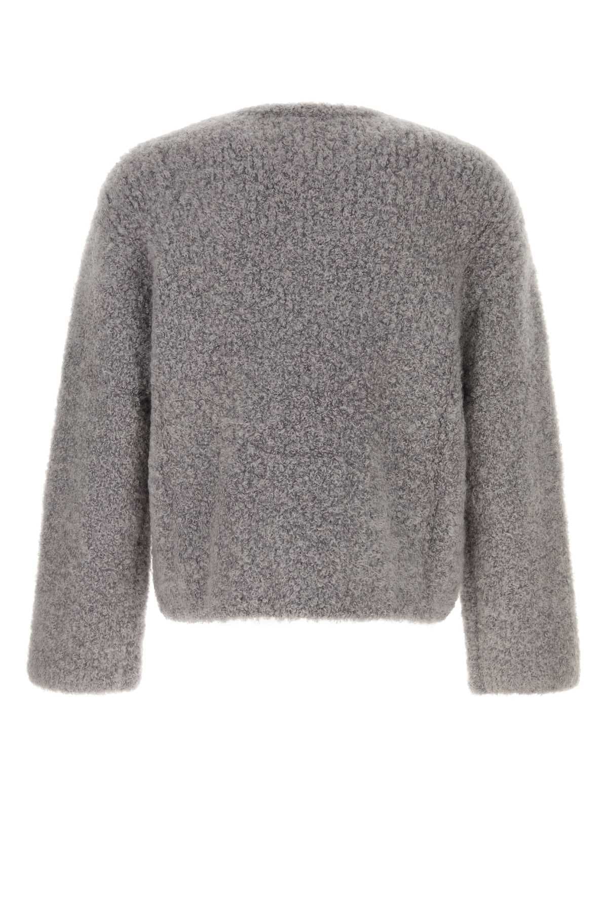 Grey stretch mohair blend Jermaine sweater - мініатюра 2