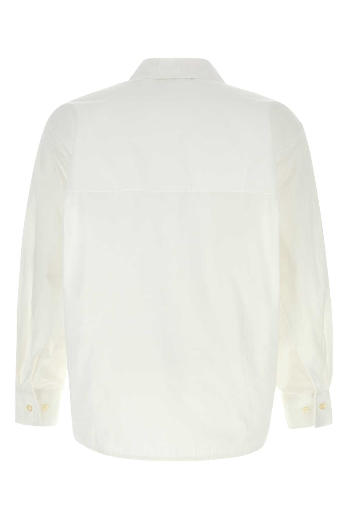 White poplin Trino shirt - мініатюра 2