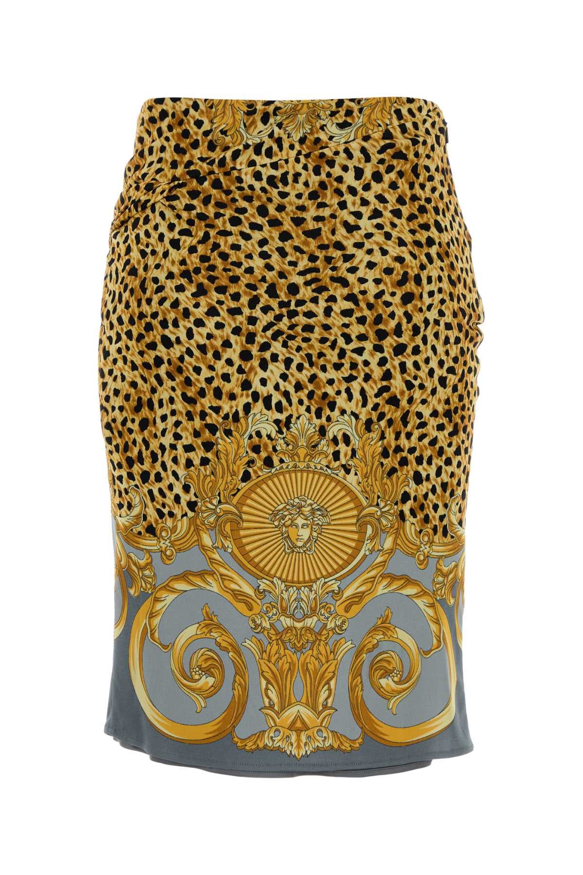 Printed jersey skirt - мініатюра 2