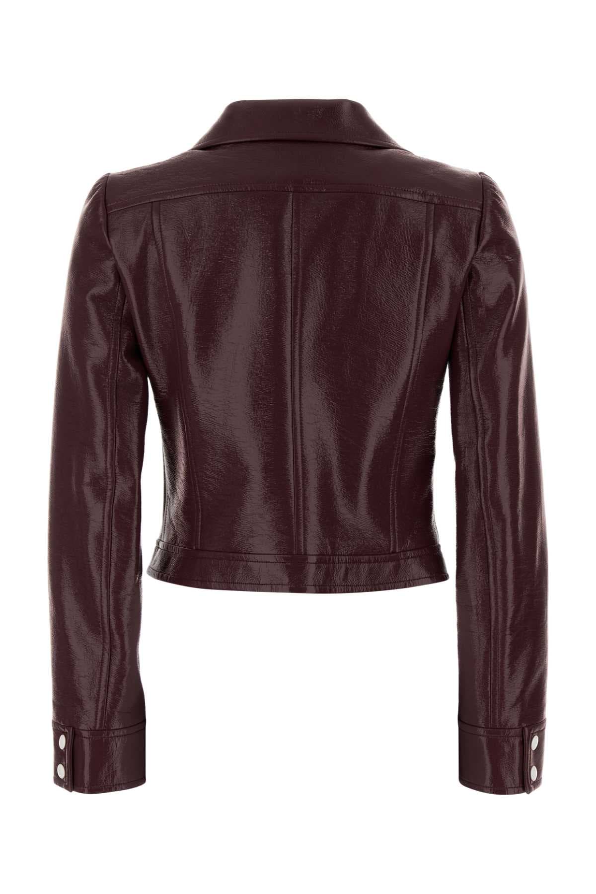 Aubergine vinyl blazer - мініатюра 2