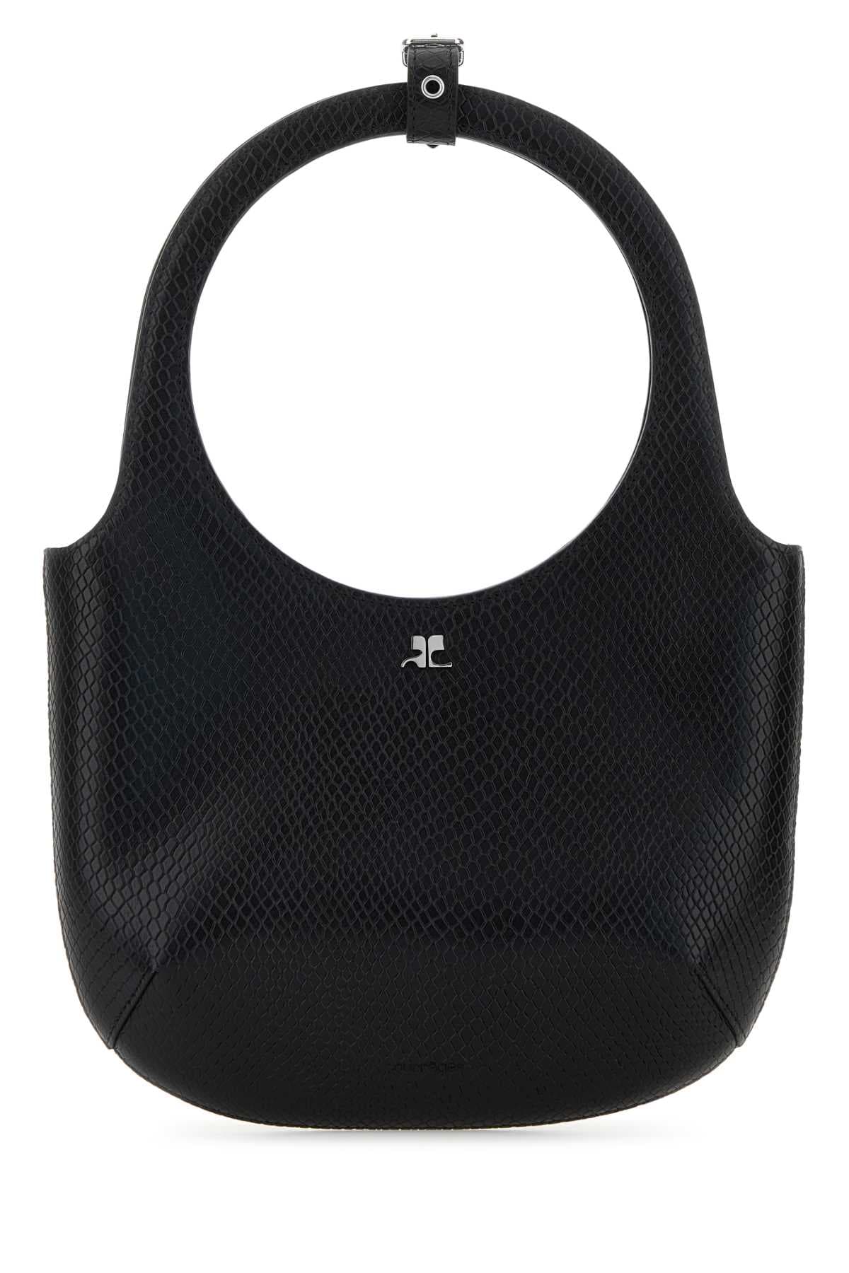 Black leather Holy handbag