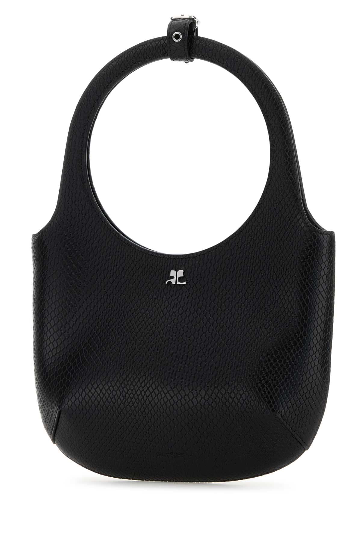 Black leather Holy handbag - мініатюра 2