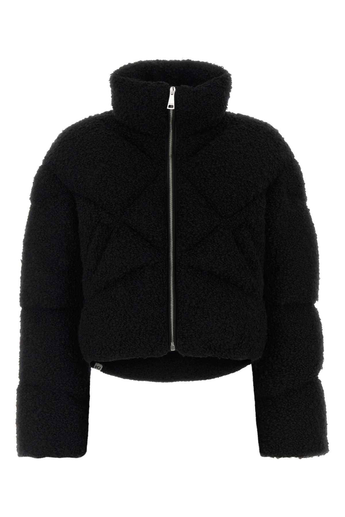Black teddy Daisy down jacket