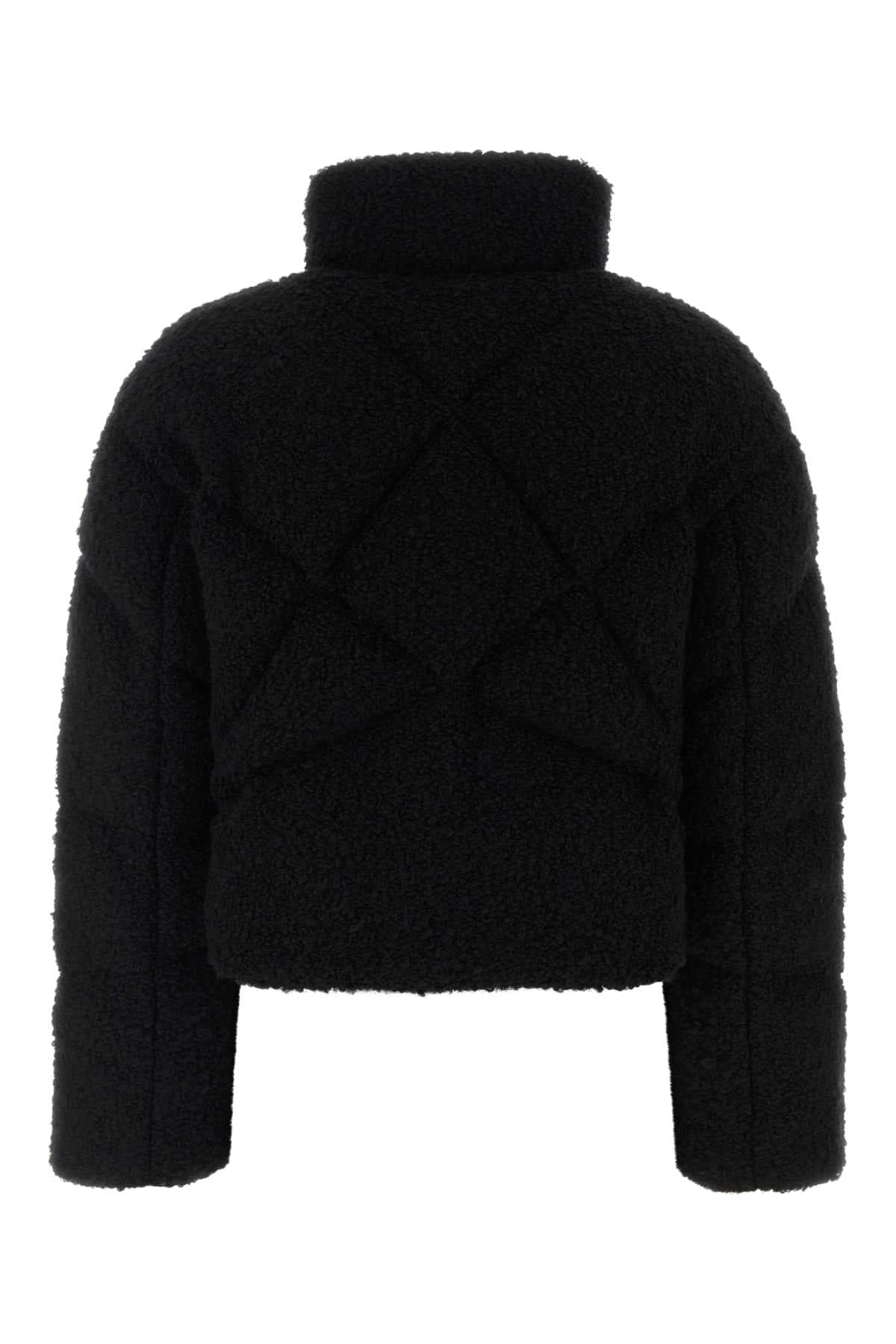 Black teddy Daisy down jacket - мініатюра 2