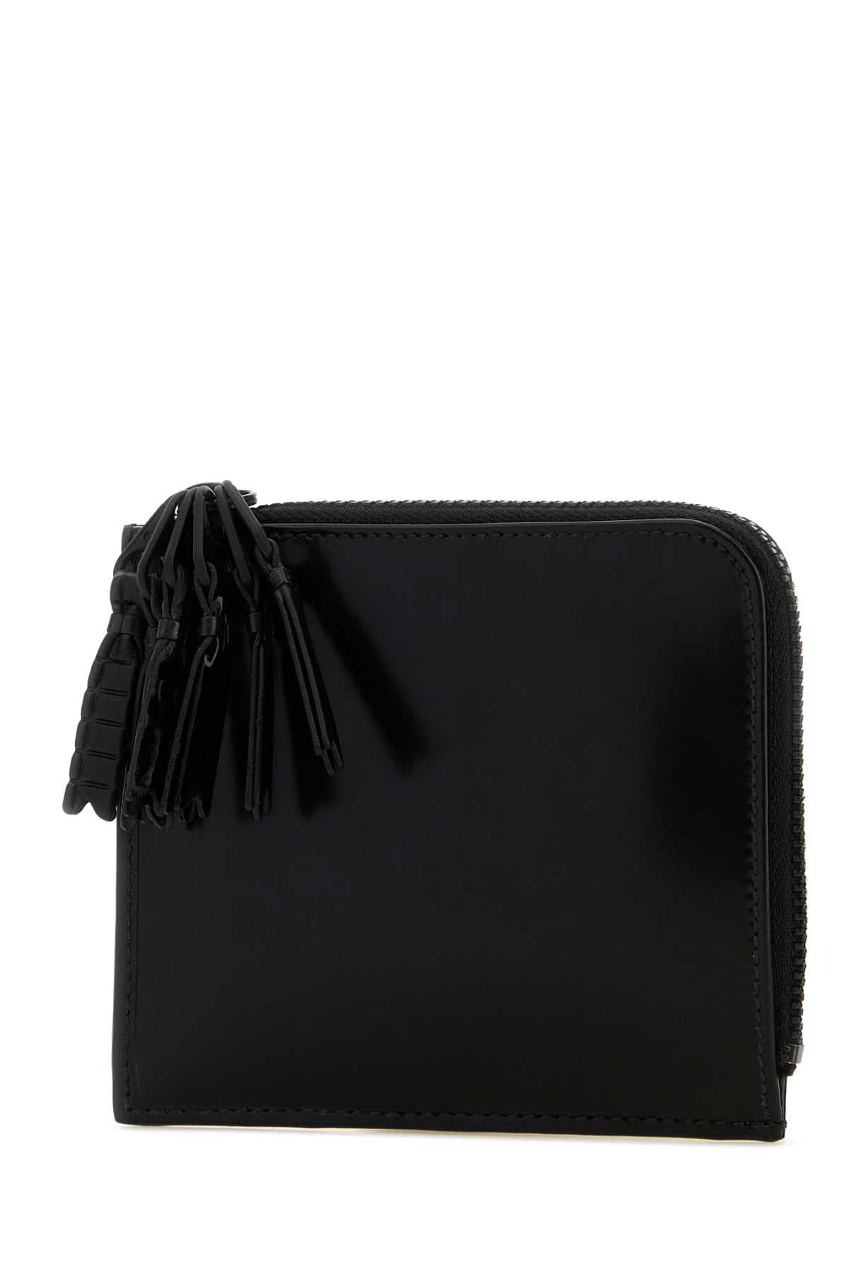 Black leather card holder - мініатюра 2