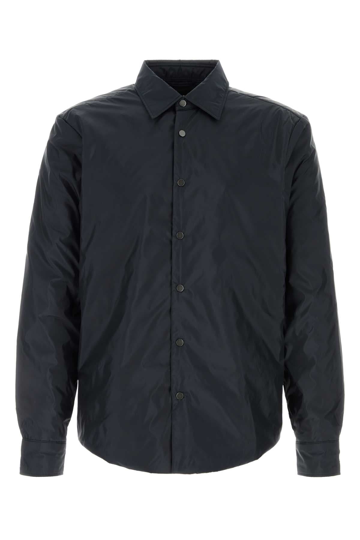 Midnight blue polyester Luke shirt