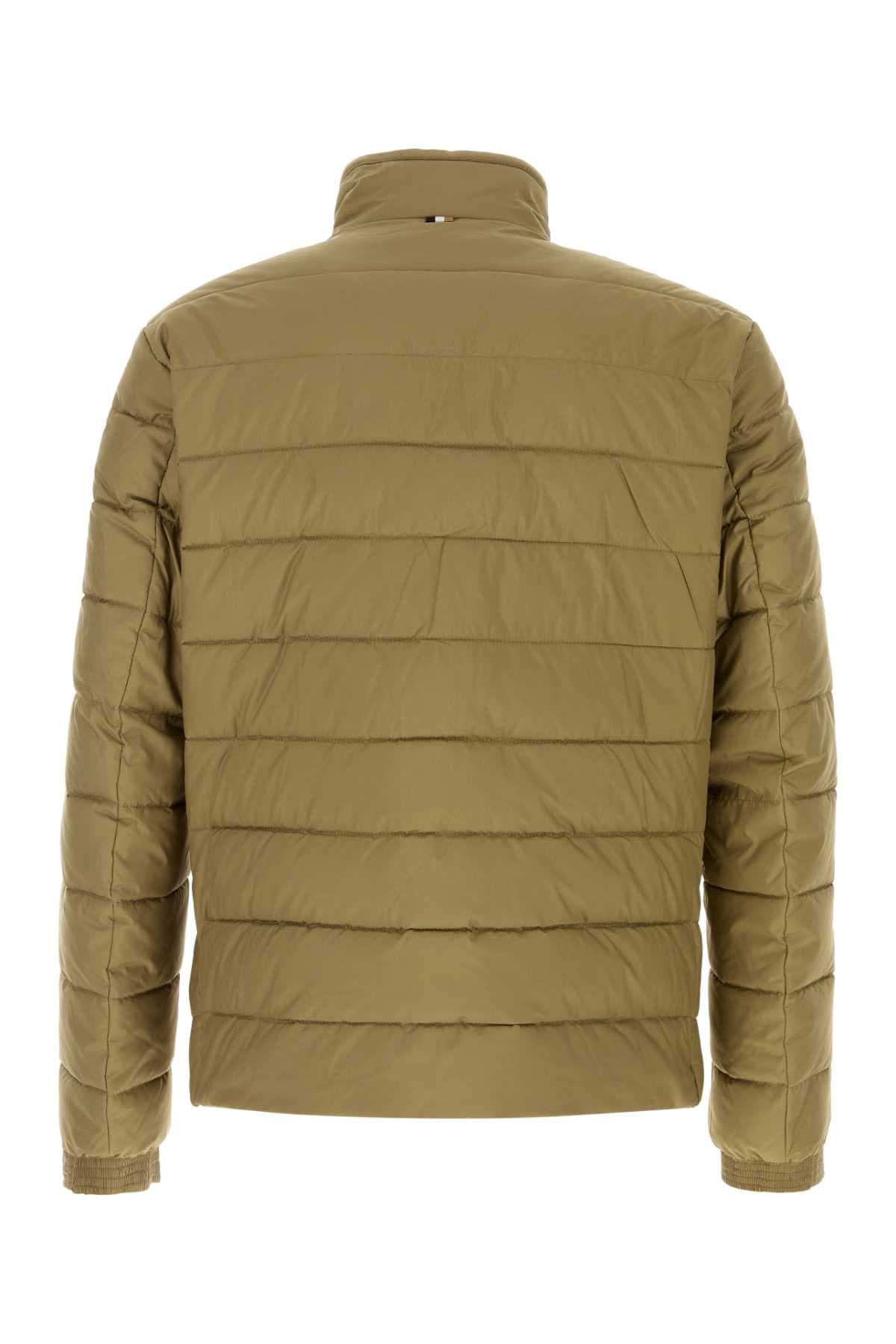 Khaki polyester padded jacket - мініатюра 2