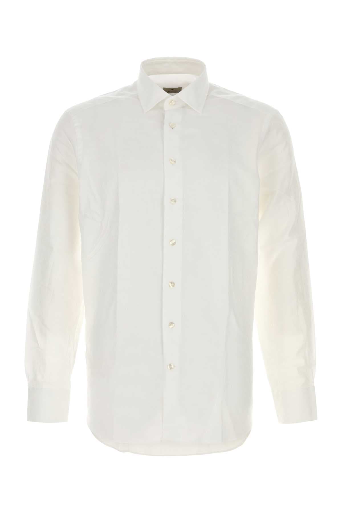 White jacquard shirt