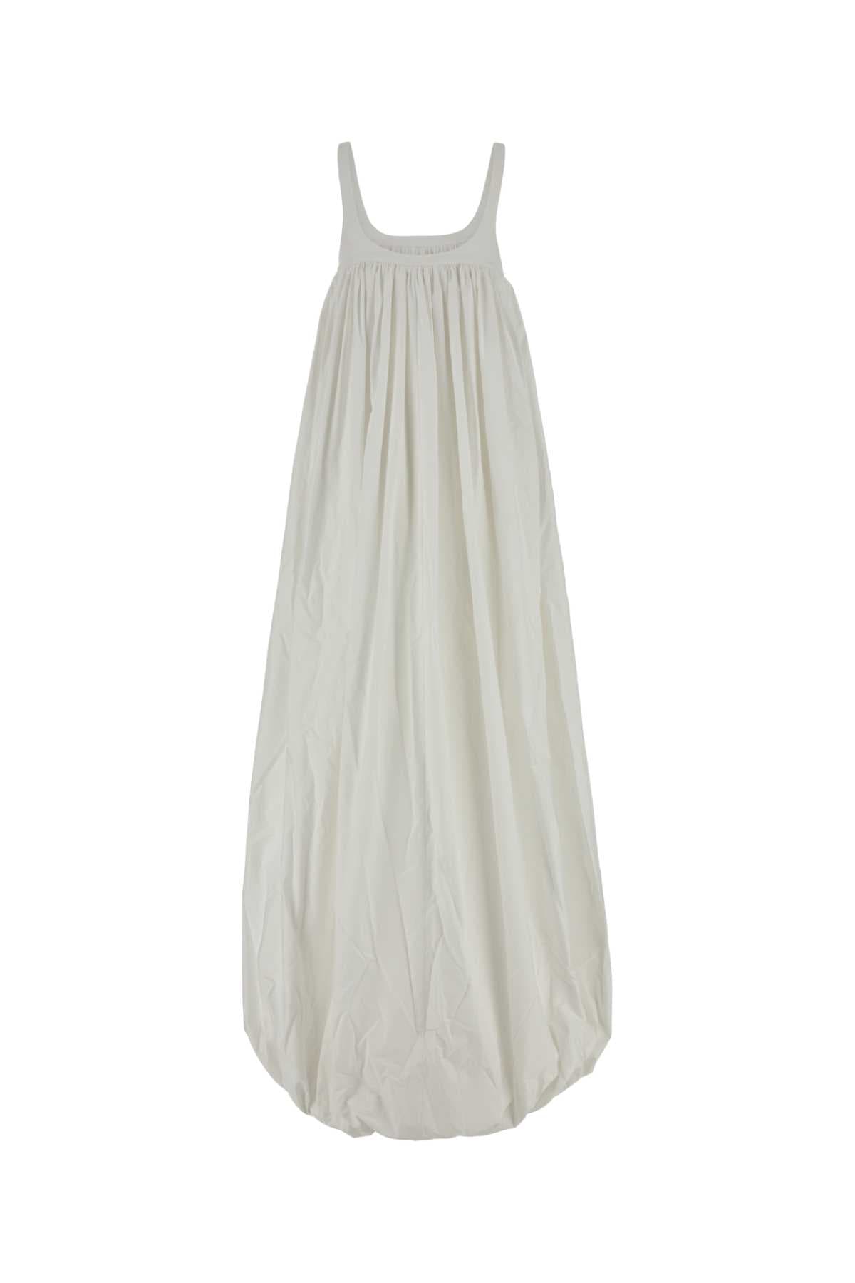 White poplin Nora dress - мініатюра 2