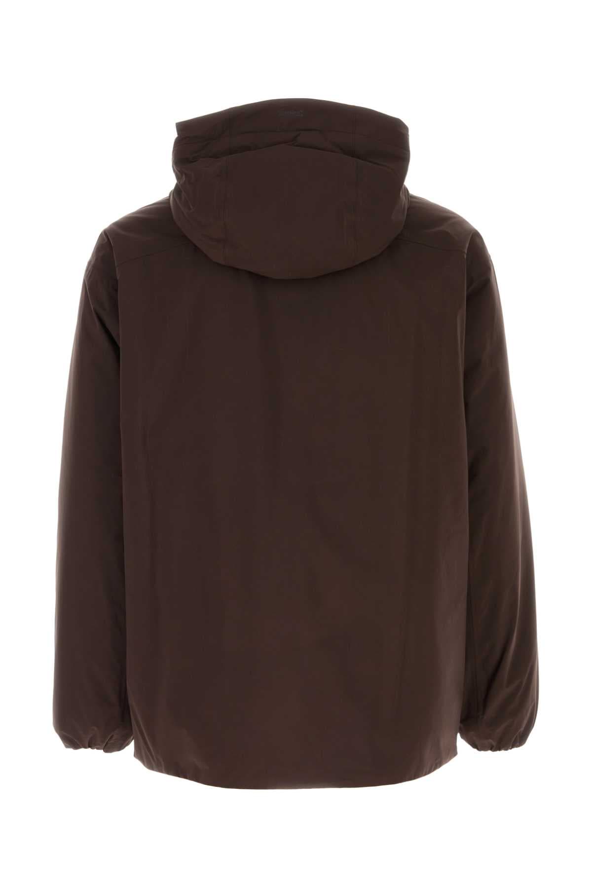 Chocolate nylon down jacket - мініатюра 2