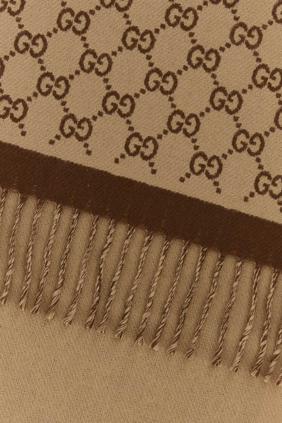 Embroidered wool scarf - мініатюра 2