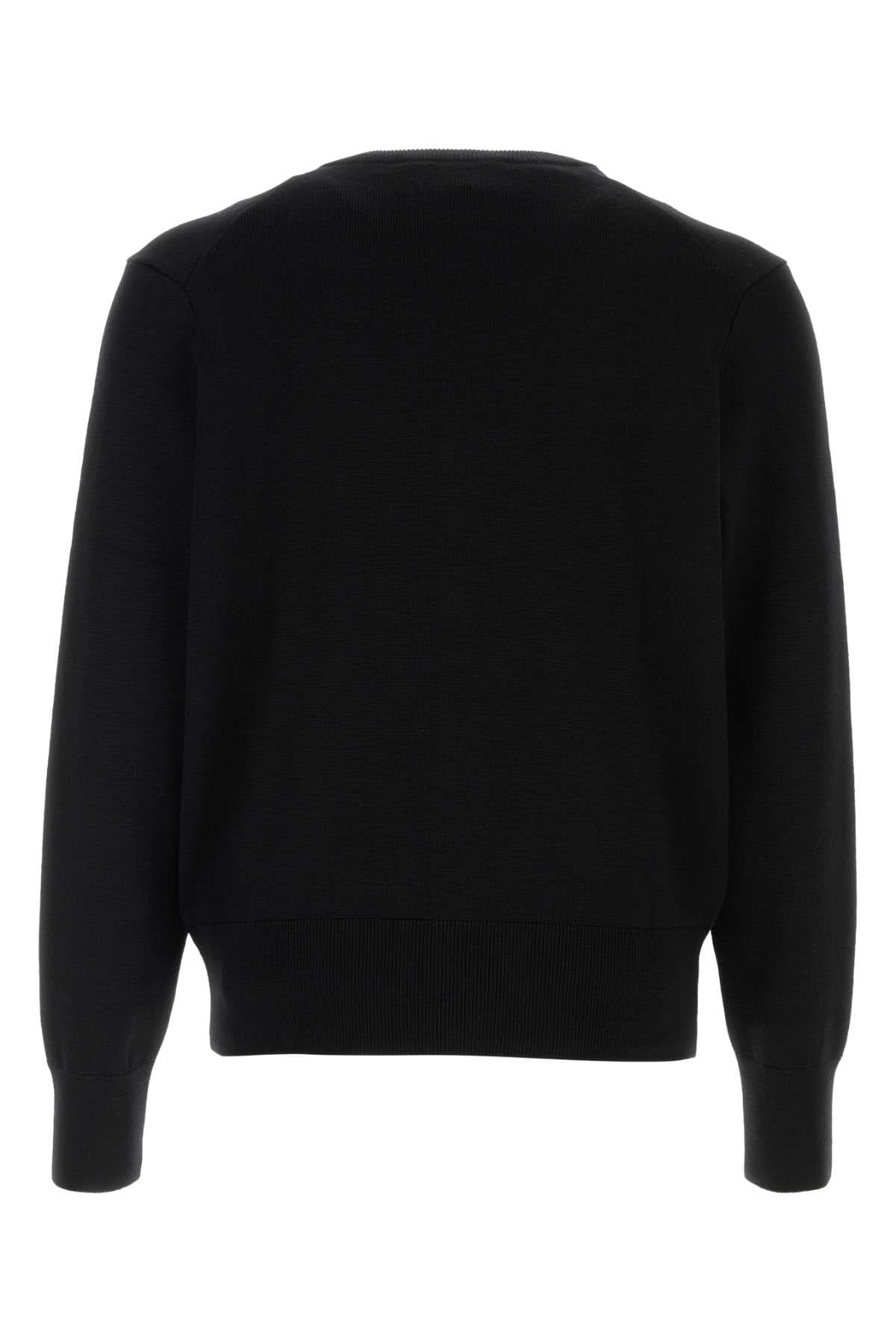 Black wool cardigan - мініатюра 2