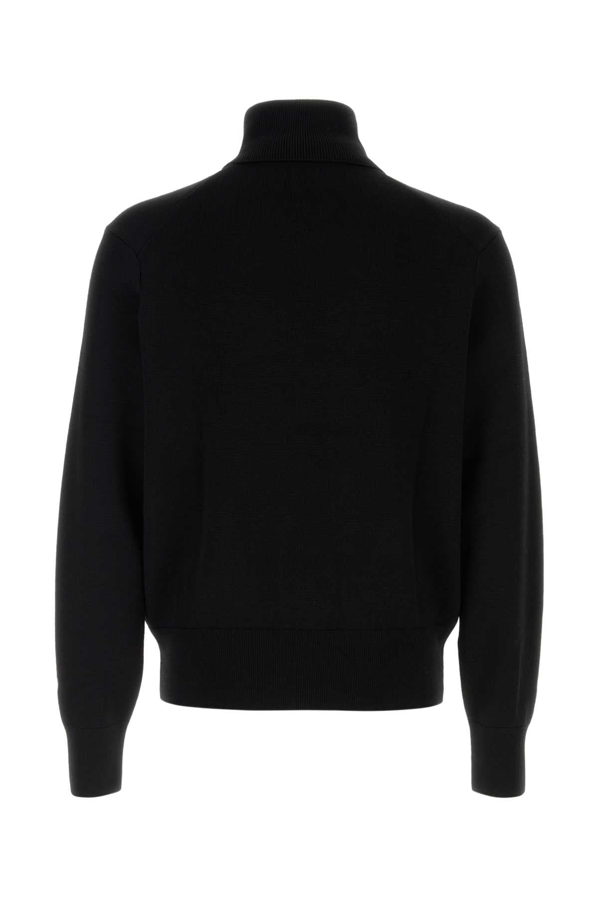 Black wool sweater - мініатюра 2