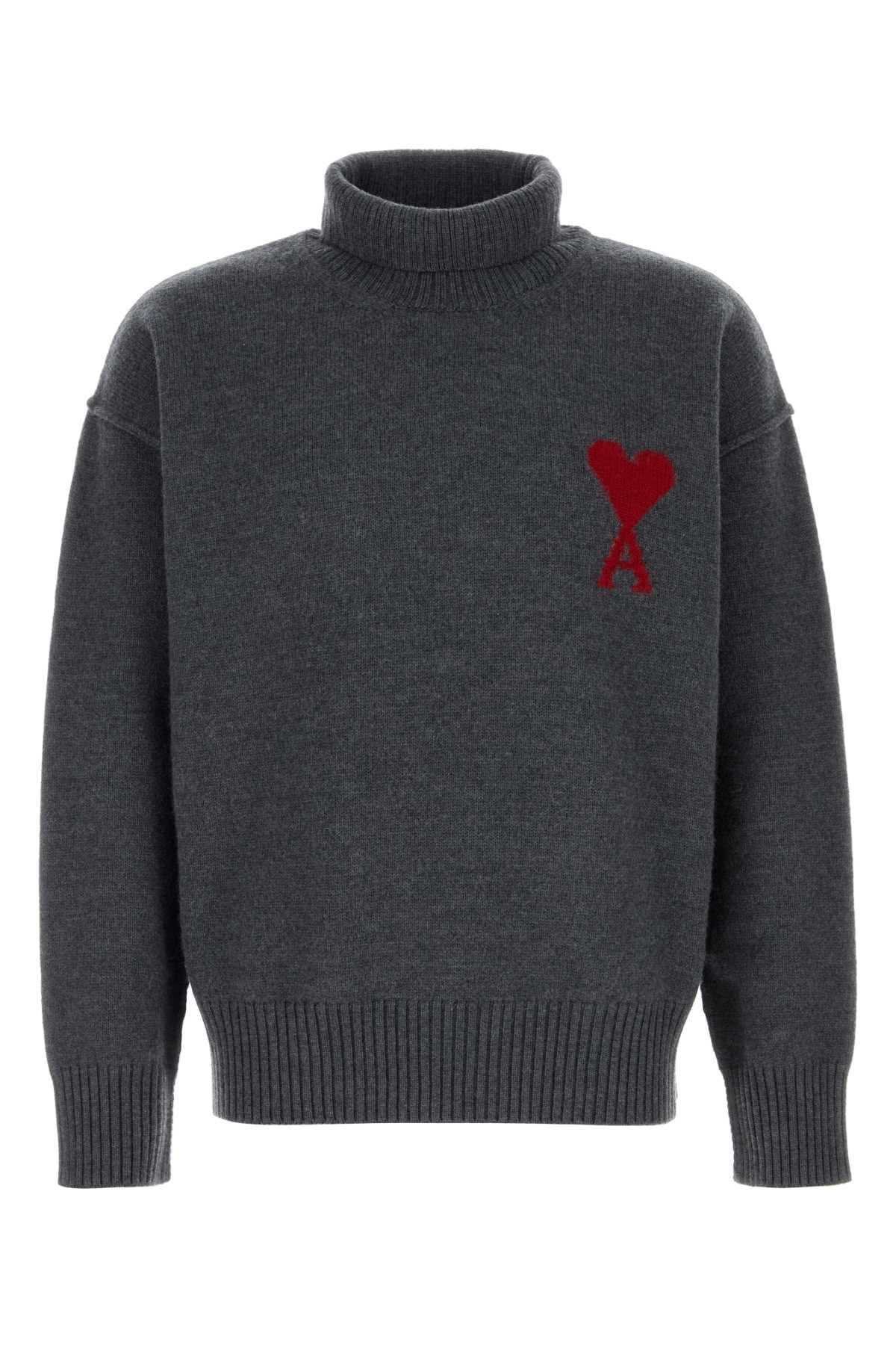 Dark grey wool sweater