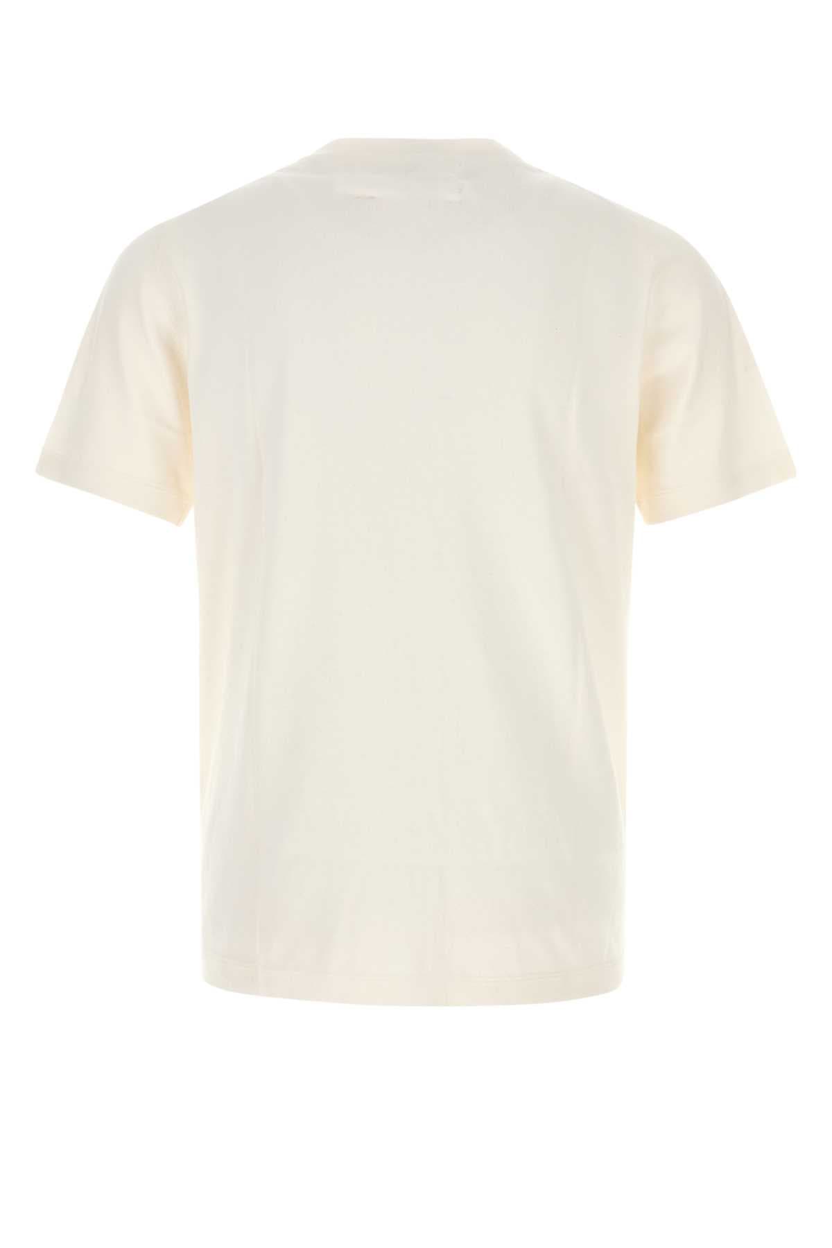 White cotton blend James t-shirt - мініатюра 2