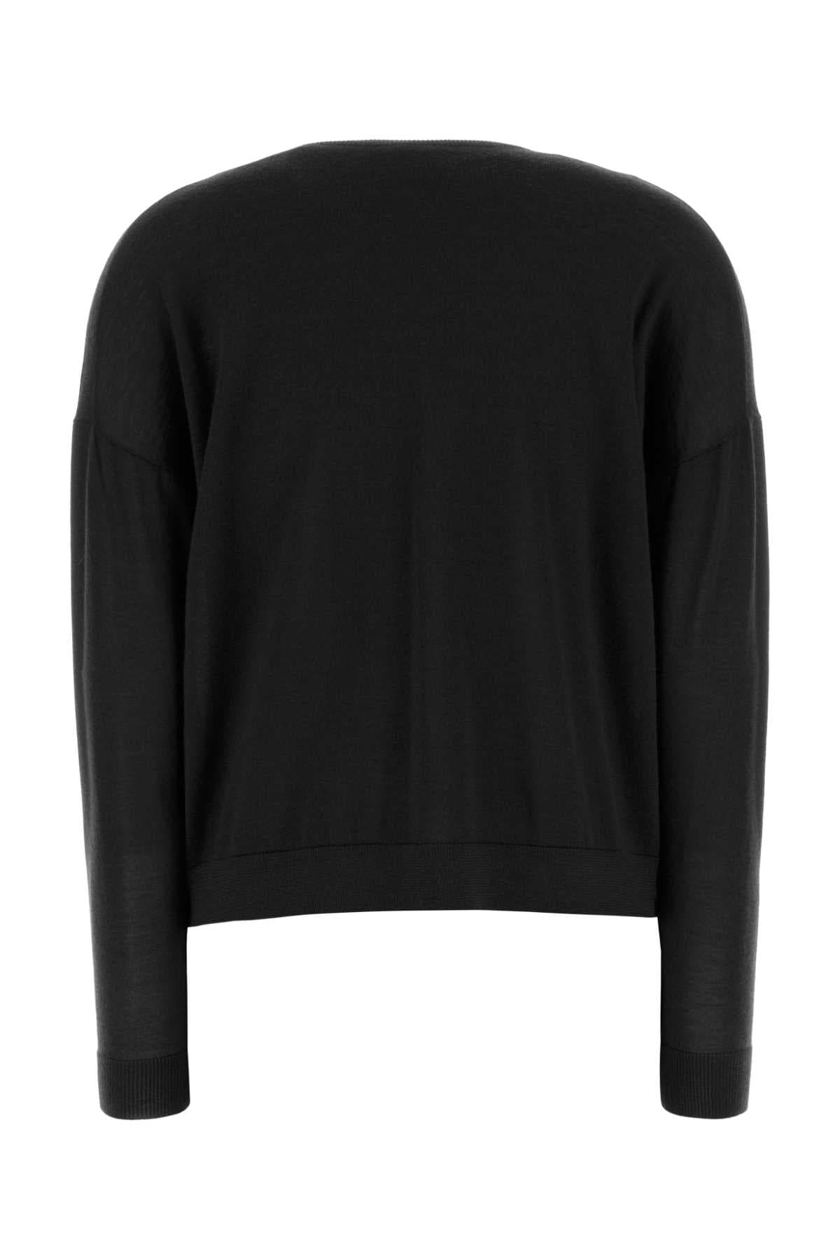 Black cashmere sweater - мініатюра 2