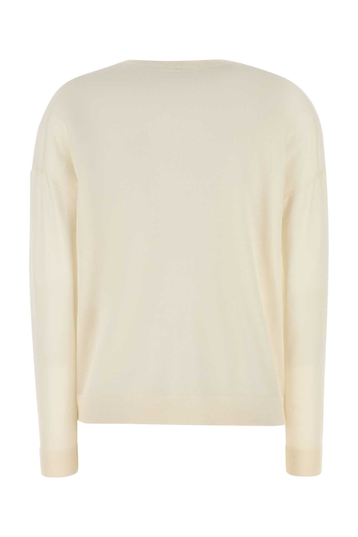 Ivory cashmere sweater - мініатюра 2