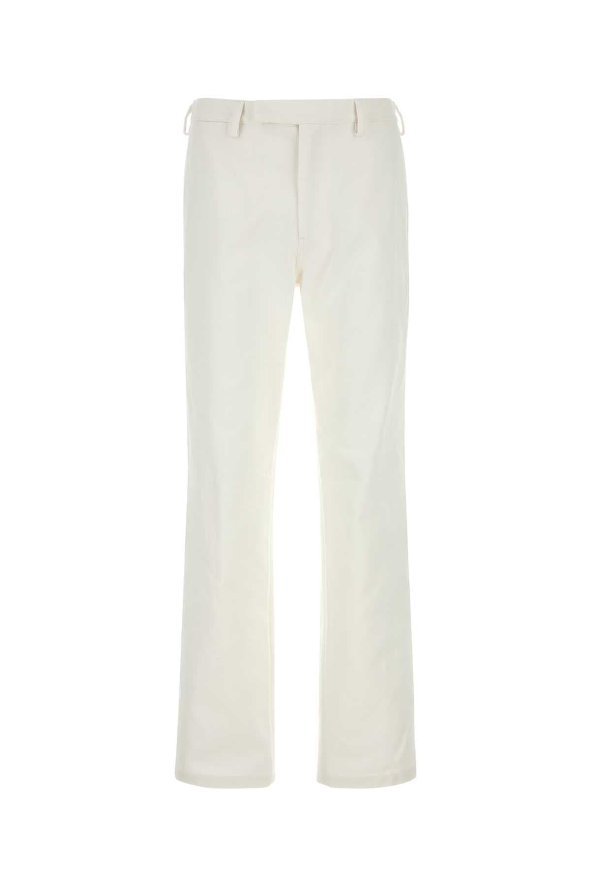 White denim jeans