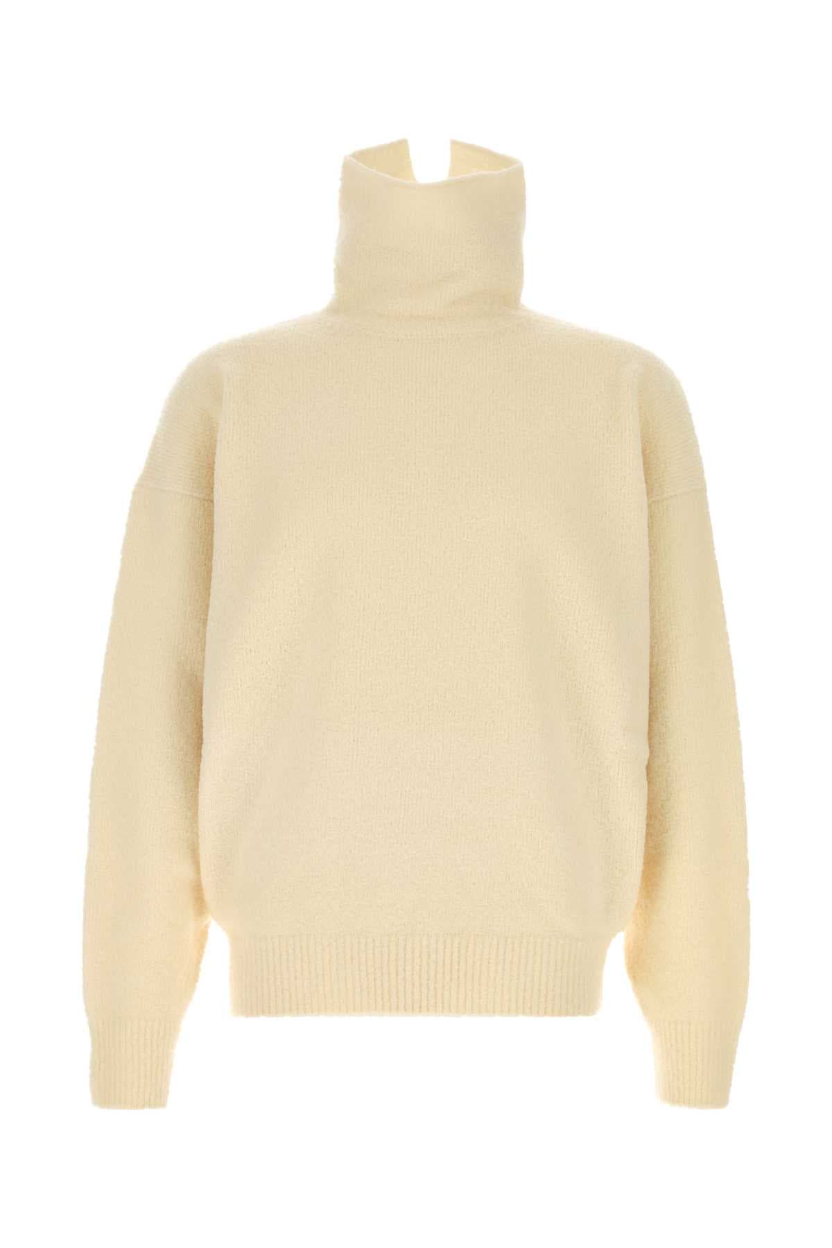 Cream wool blend sweater
