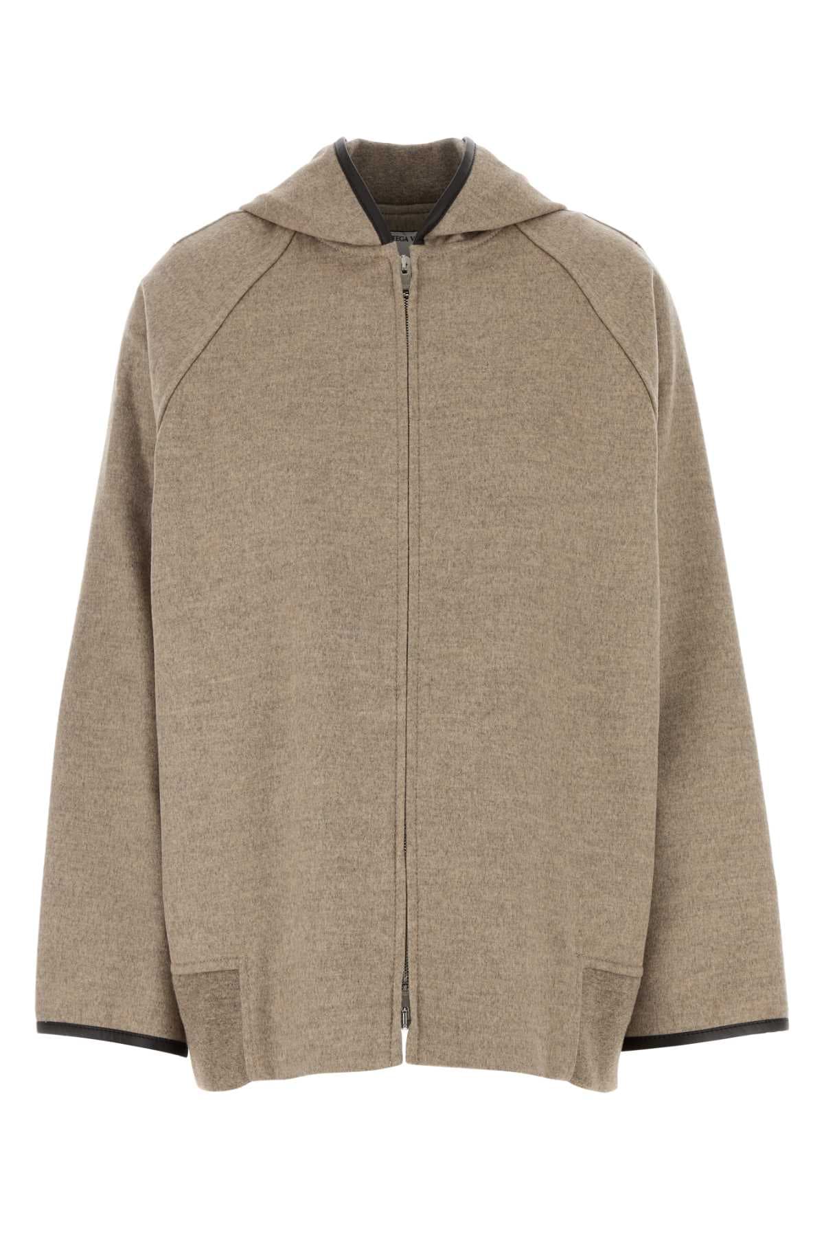 Cappuccino wool blend jacket