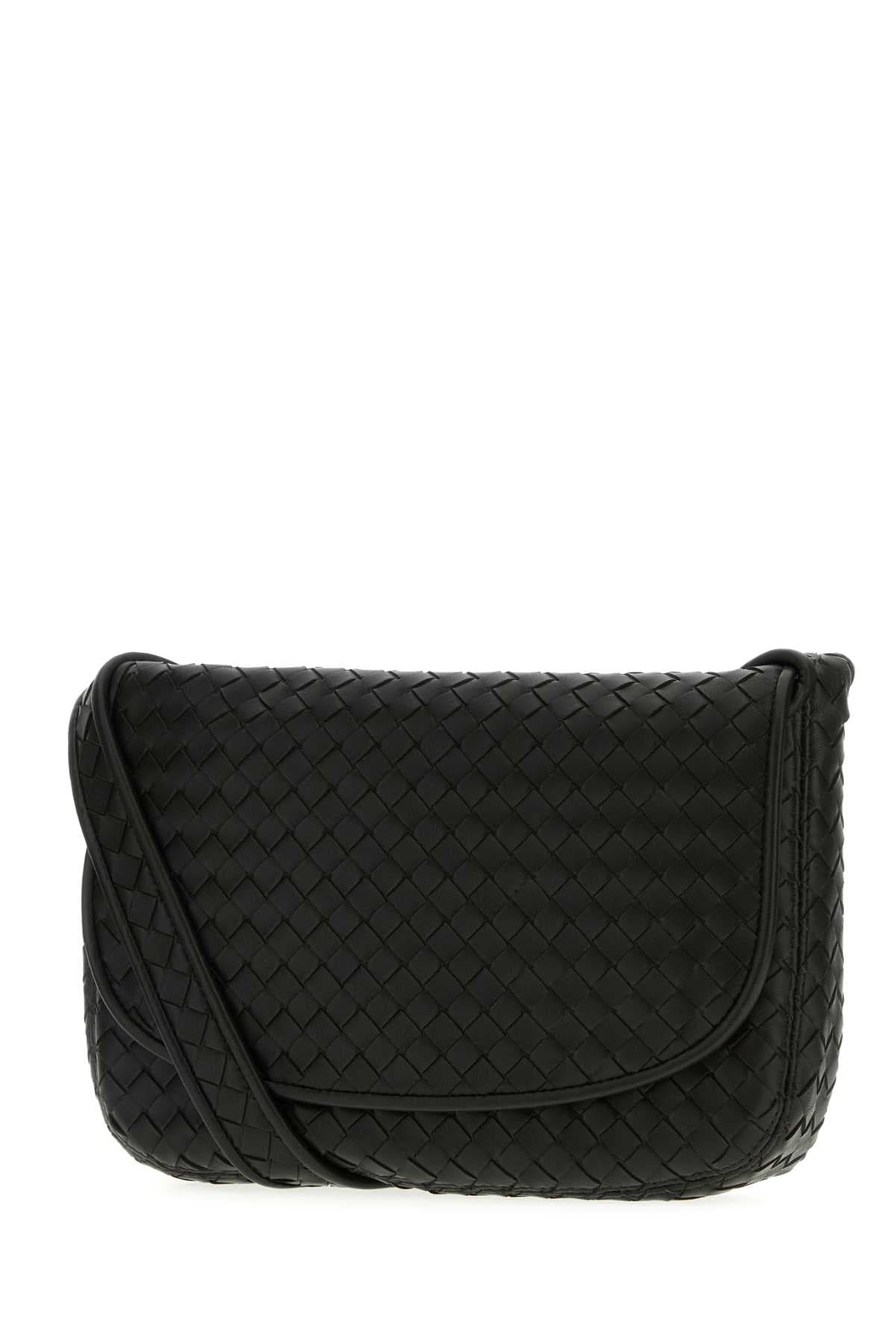 Black leather crossbody bag - мініатюра 2
