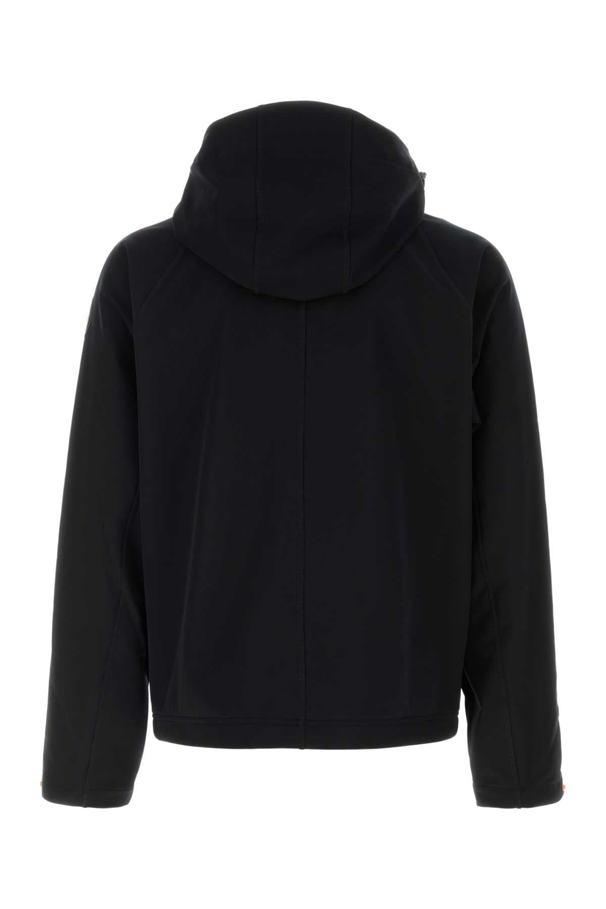 Black polyester A-Rivalto jacket - мініатюра 2