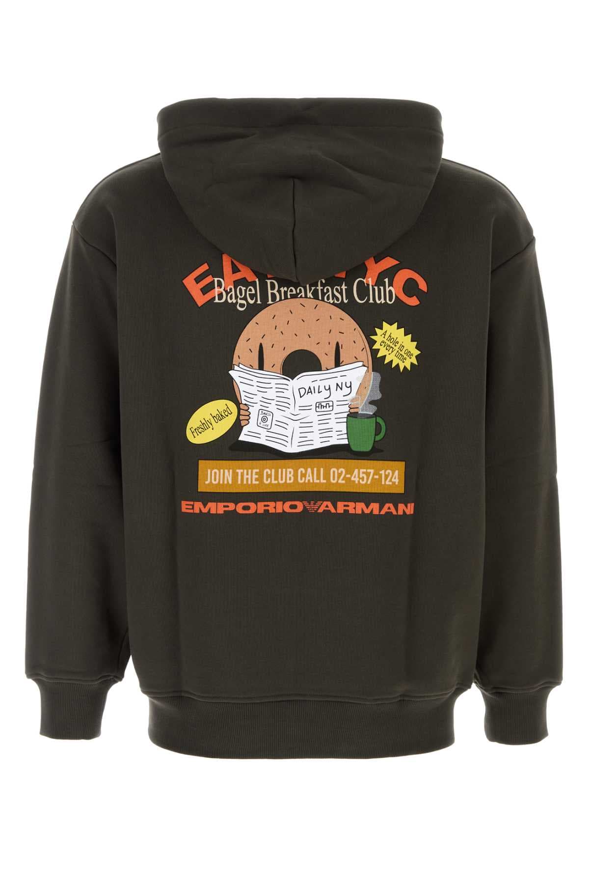 Charcoal cotton sweatshirt - мініатюра 2