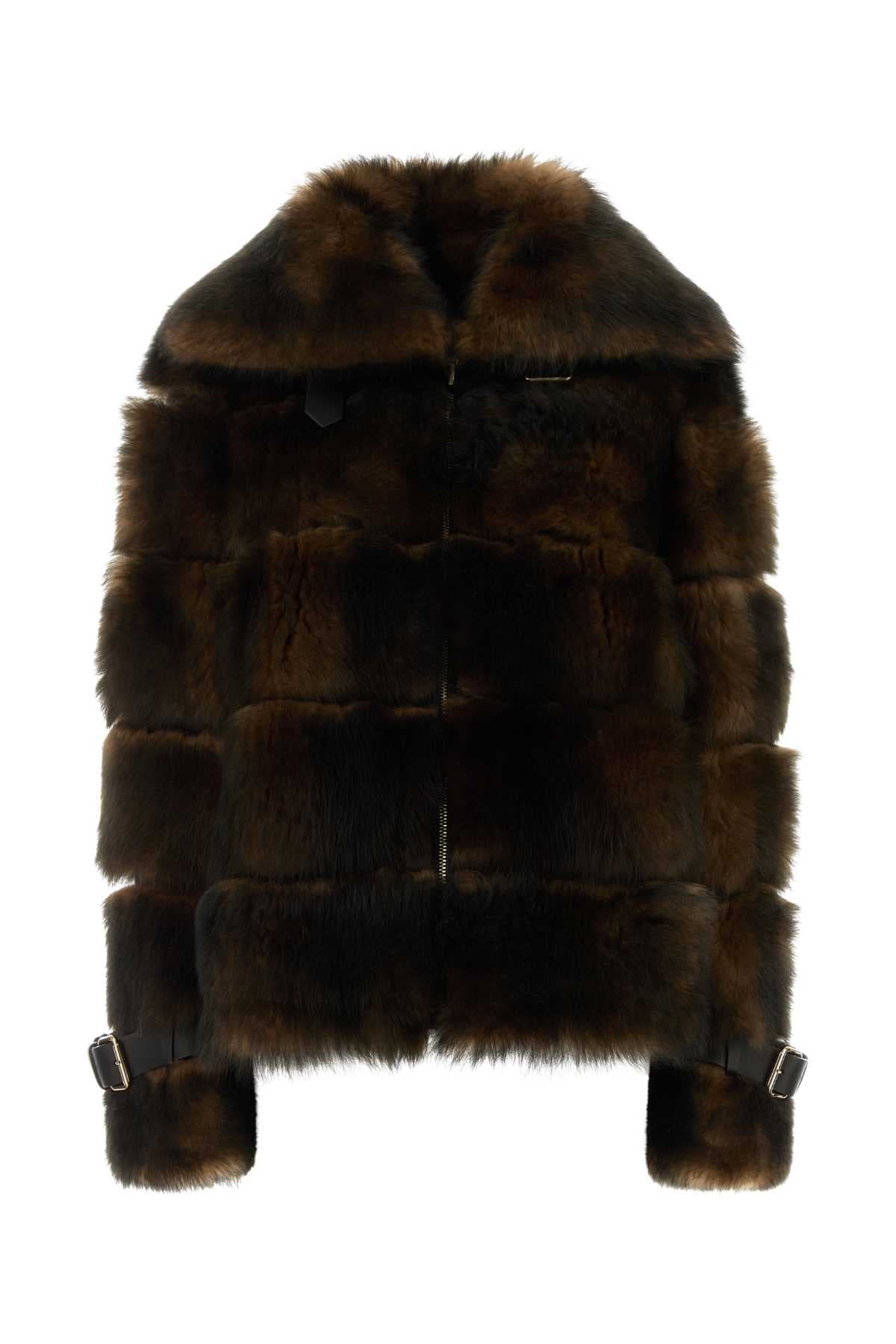 Brown fur