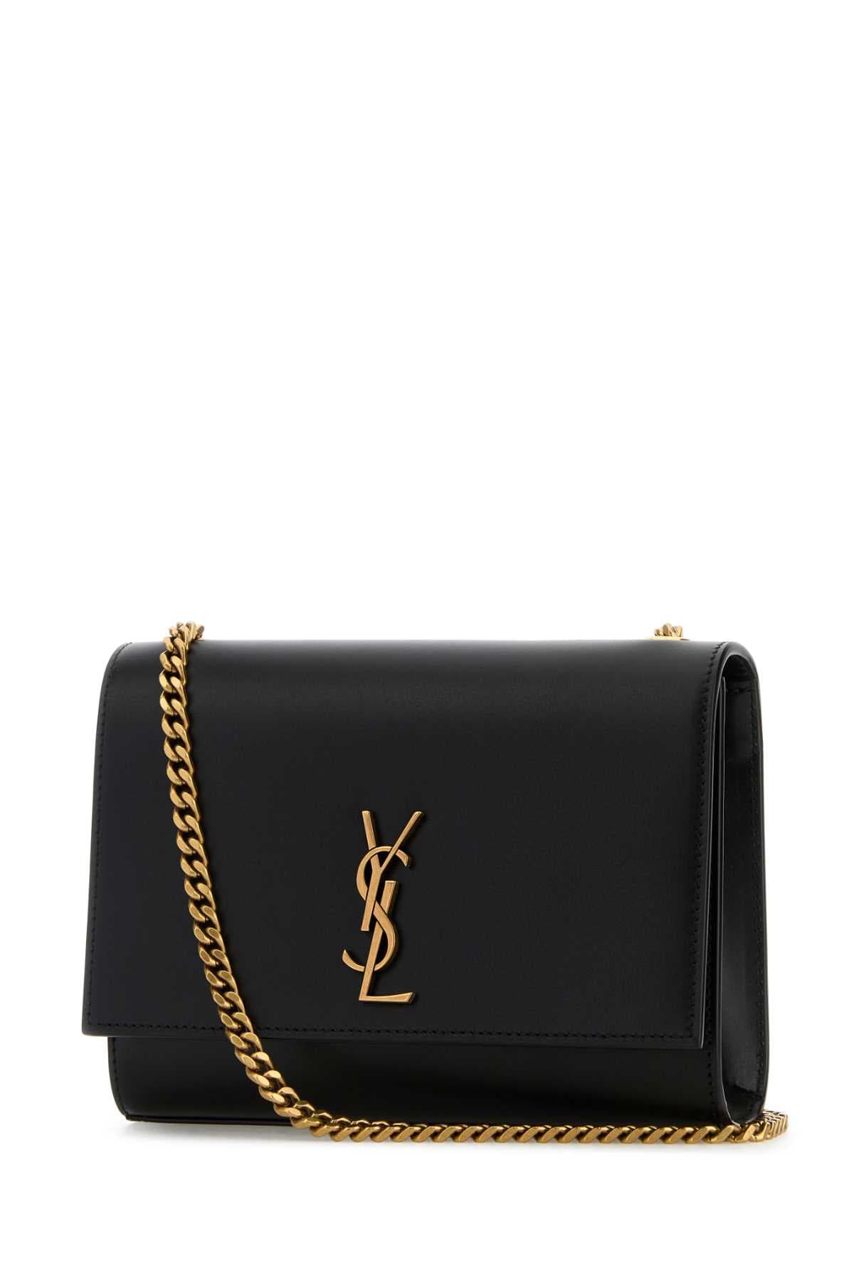 Black leather Kate crossbody bag - мініатюра 2