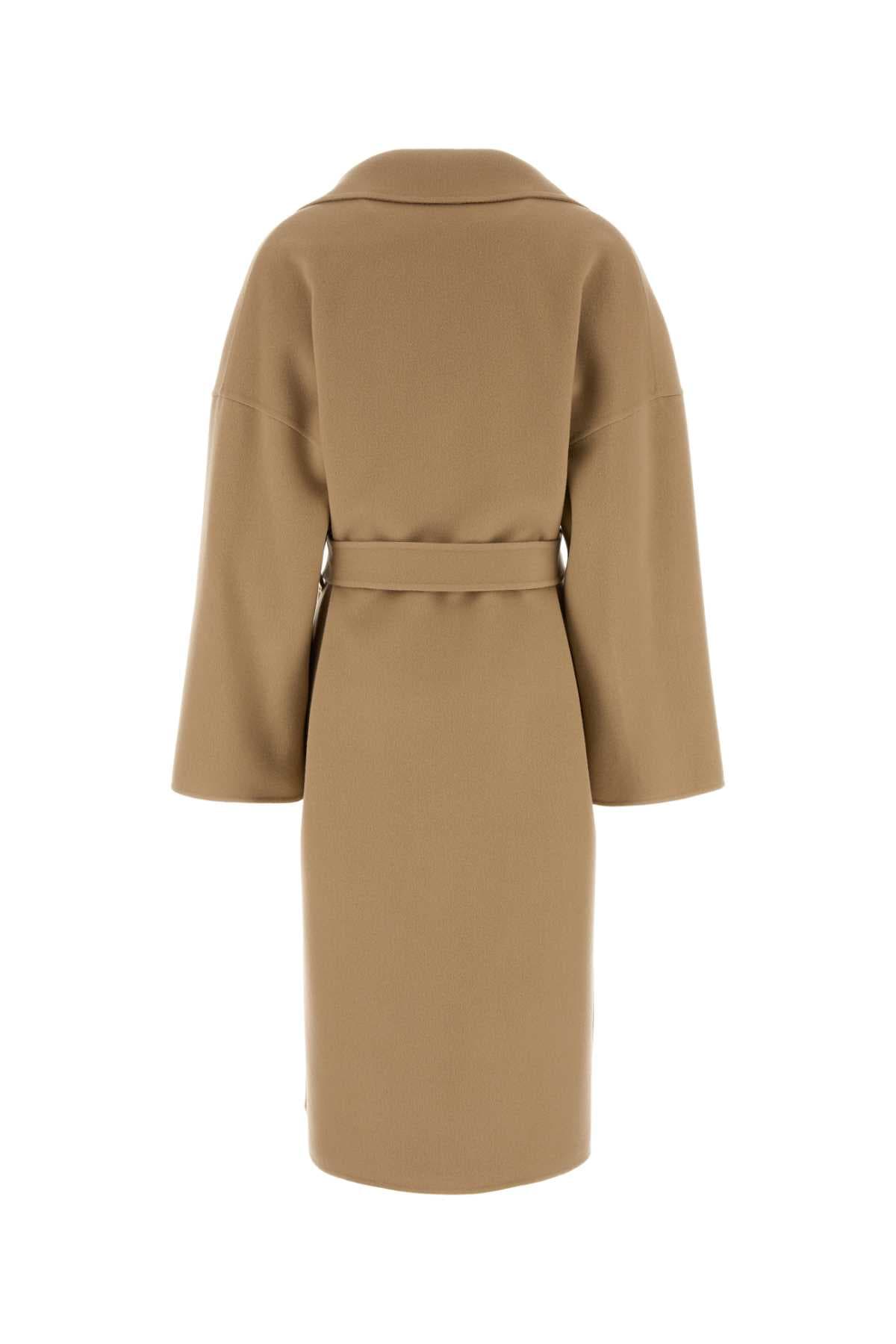 Camel wool blend coat - мініатюра 2