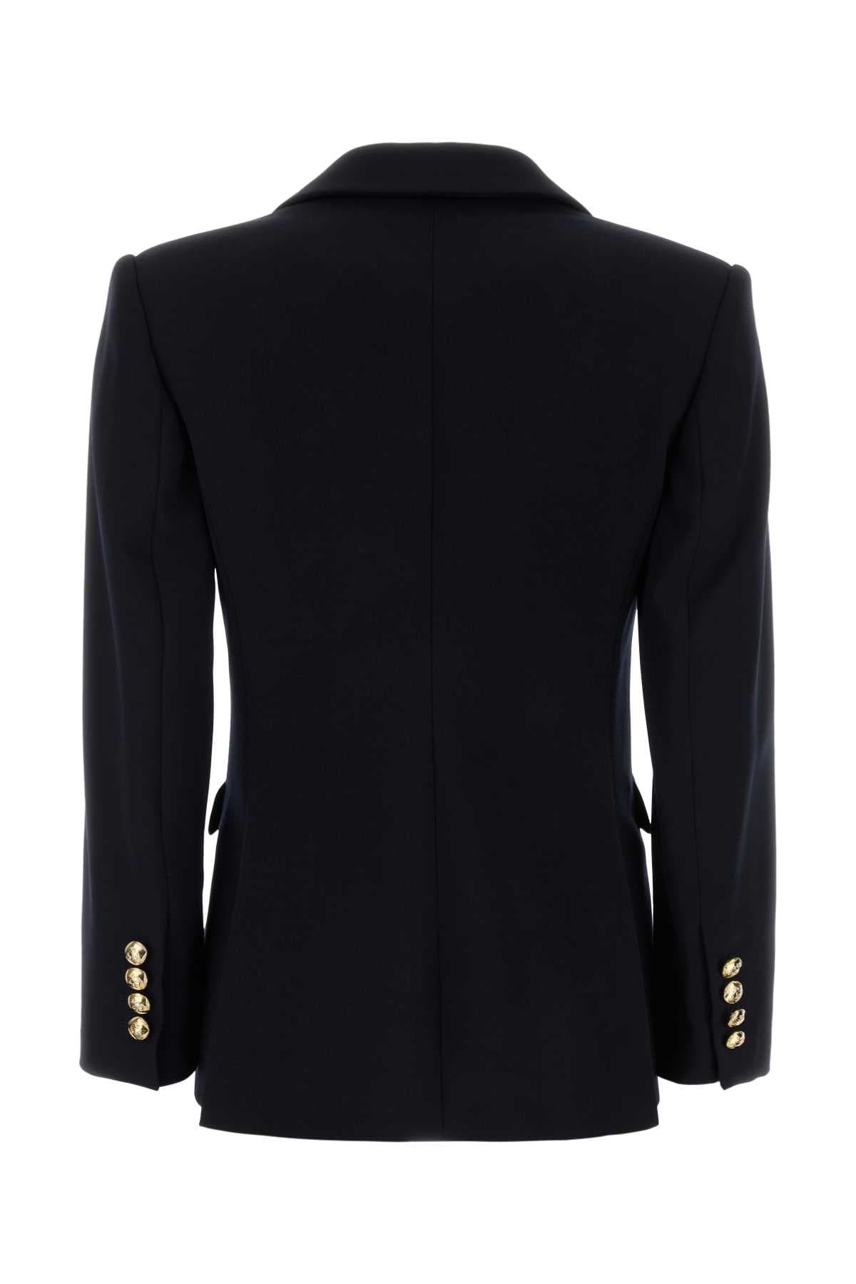 Midnight blue wool blazer - мініатюра 2