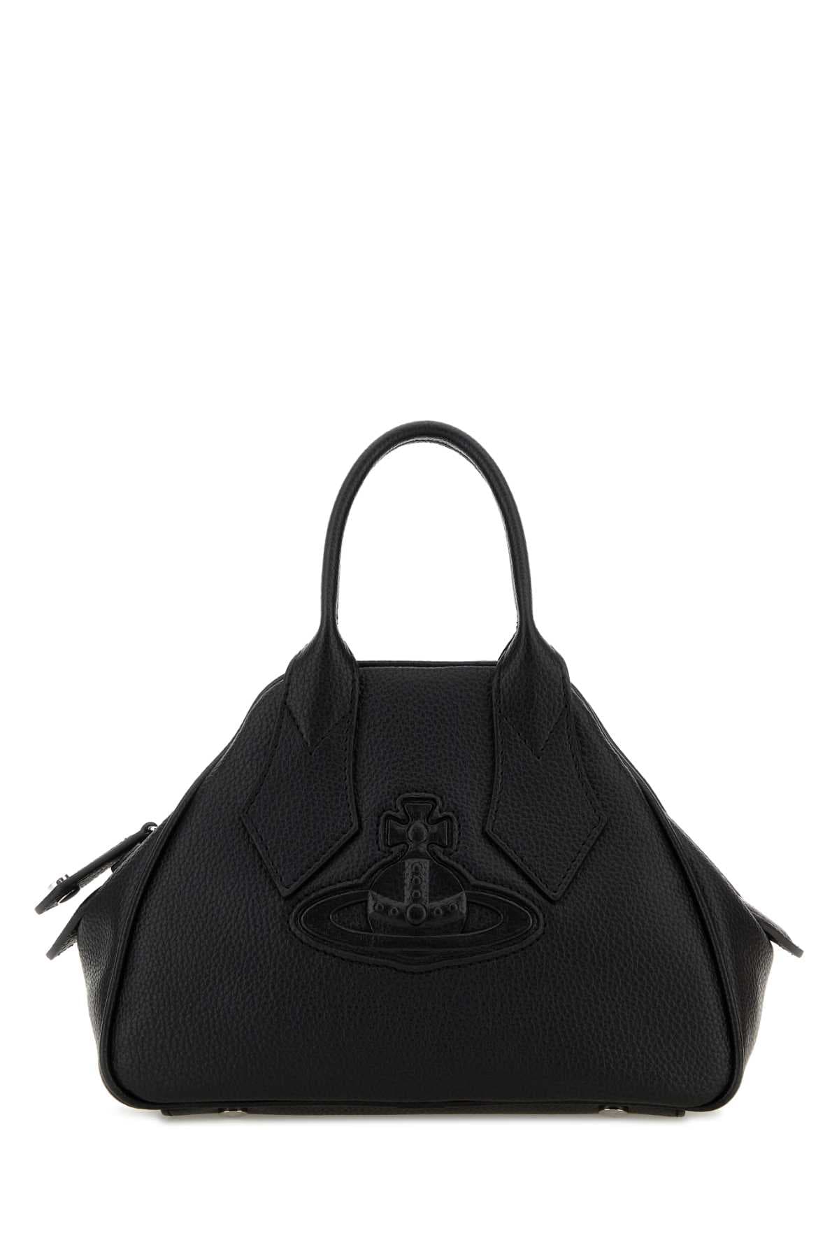 Black leather small Yasmine handbag