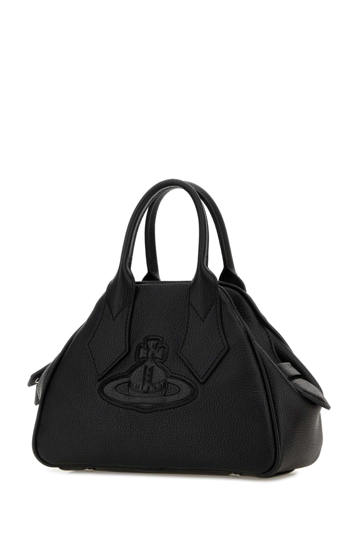 Black leather small Yasmine handbag - мініатюра 2